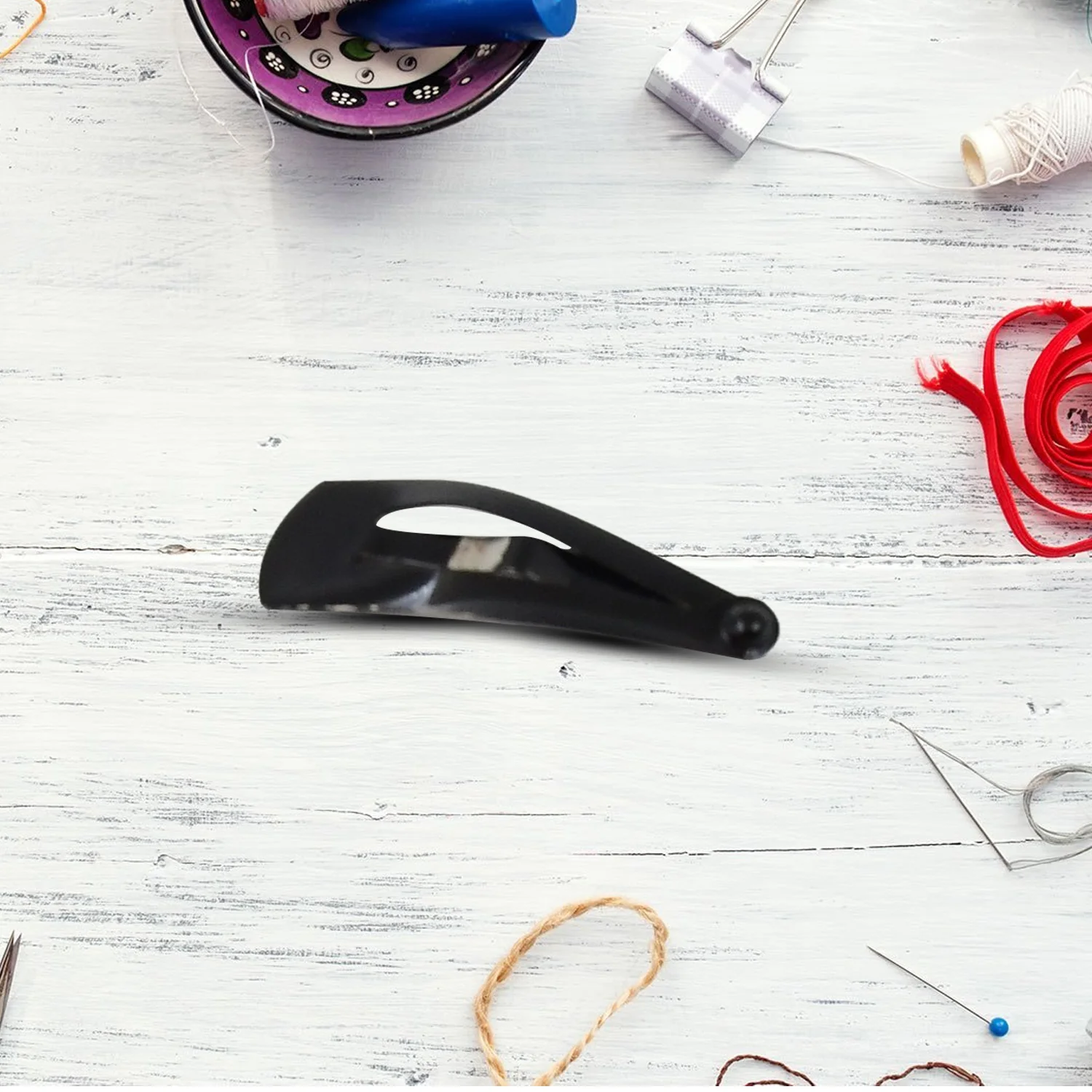 Metal Tik Tak Hair Clips (12 Pcs Set), Hair accessories - Image 6