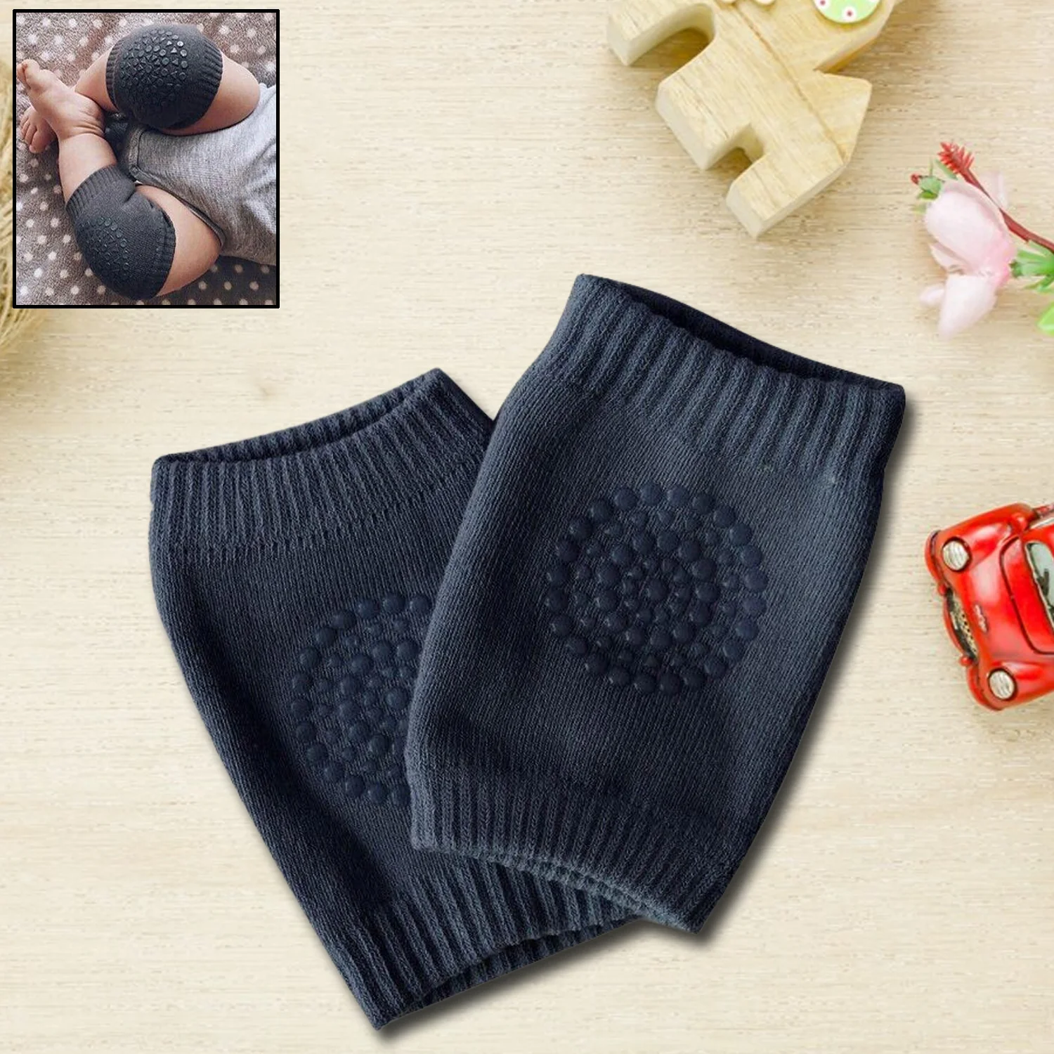 1 Pairs Baby Knee Pads for Crawling (1 Pair / 6 Cm) - Image 2