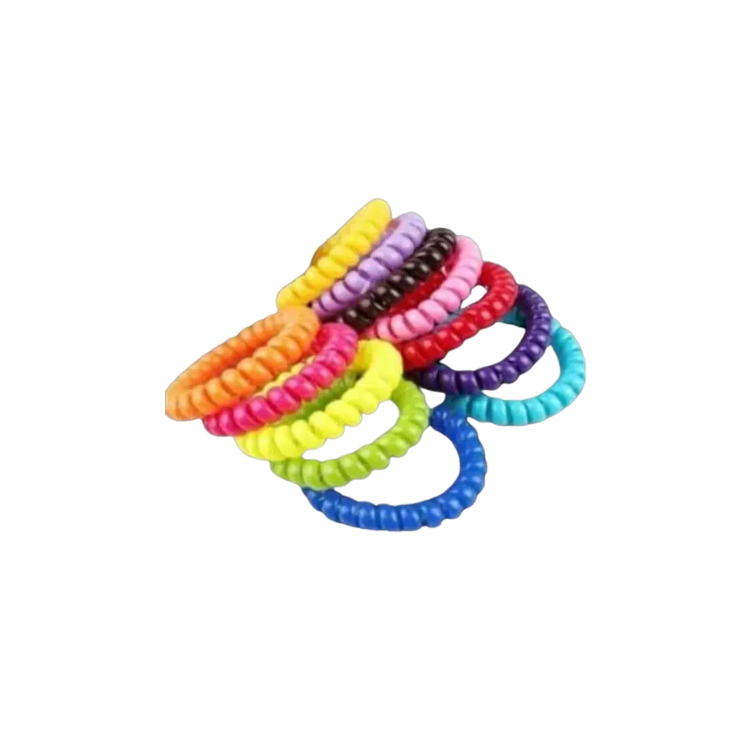 Telephone Wire Hair bands Pack of 100 Pcs, Hair accessories - Image 5