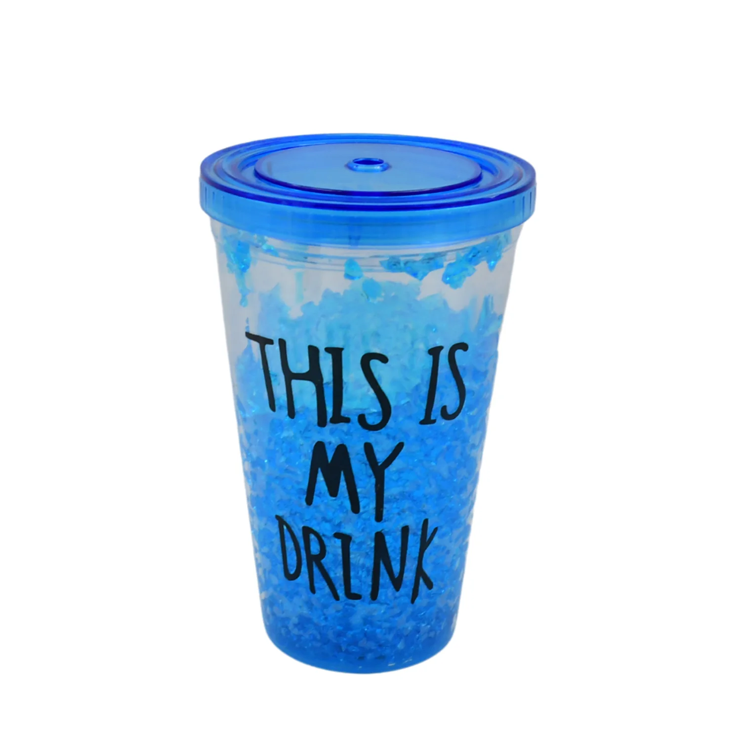 Reusable Tea Coffee Tumbler with Lid Double Wall (1 Pc / Mix Colour / Without Straw) - Image 4