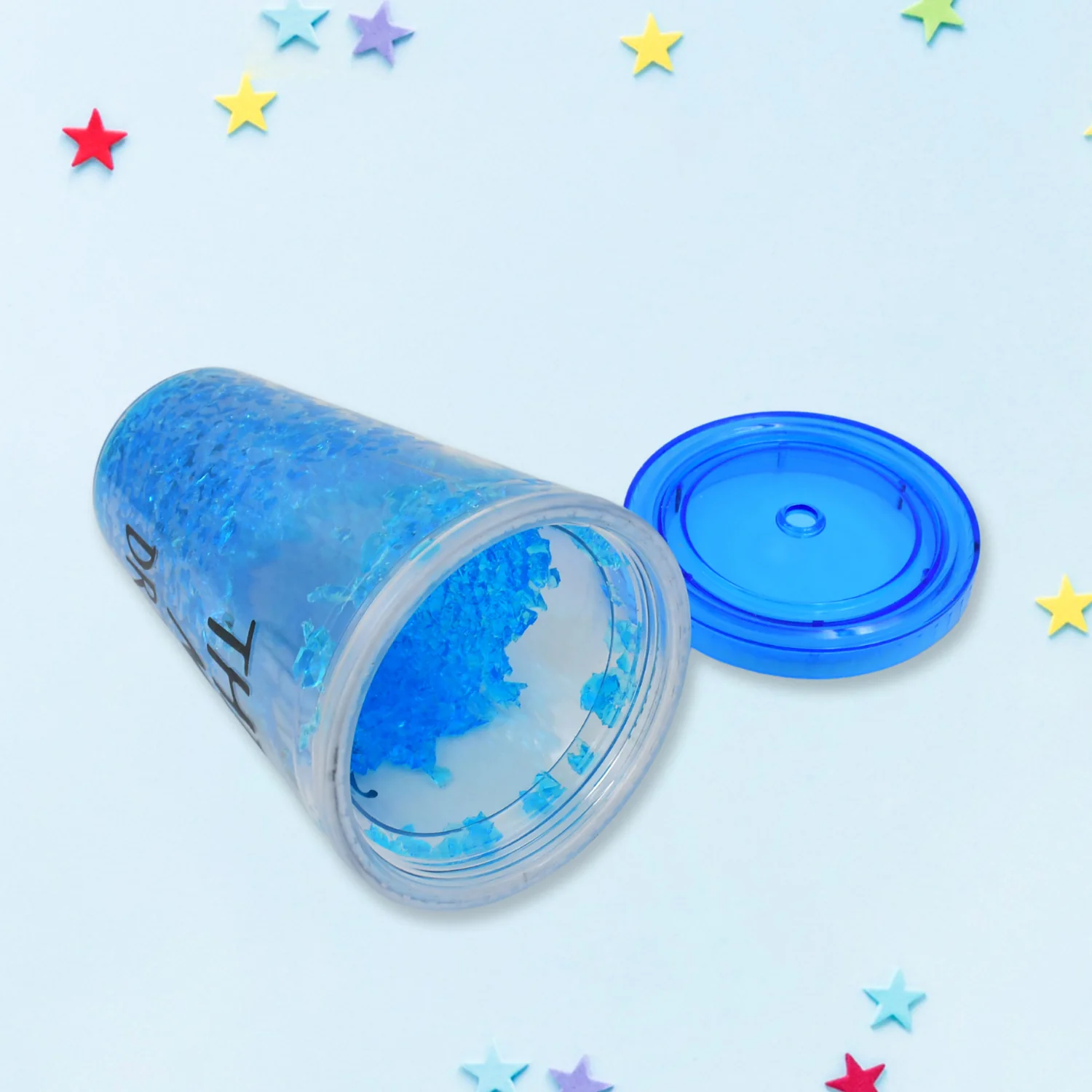 Reusable Tea Coffee Tumbler with Lid Double Wall (1 Pc / Mix Colour / Without Straw) - Image 6