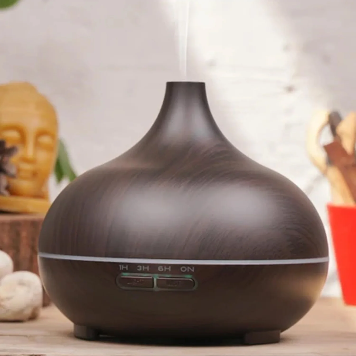 Aromatherapy Humidifier with 7 Colourful LED Light Change (500 ML Capacity) - Image 7