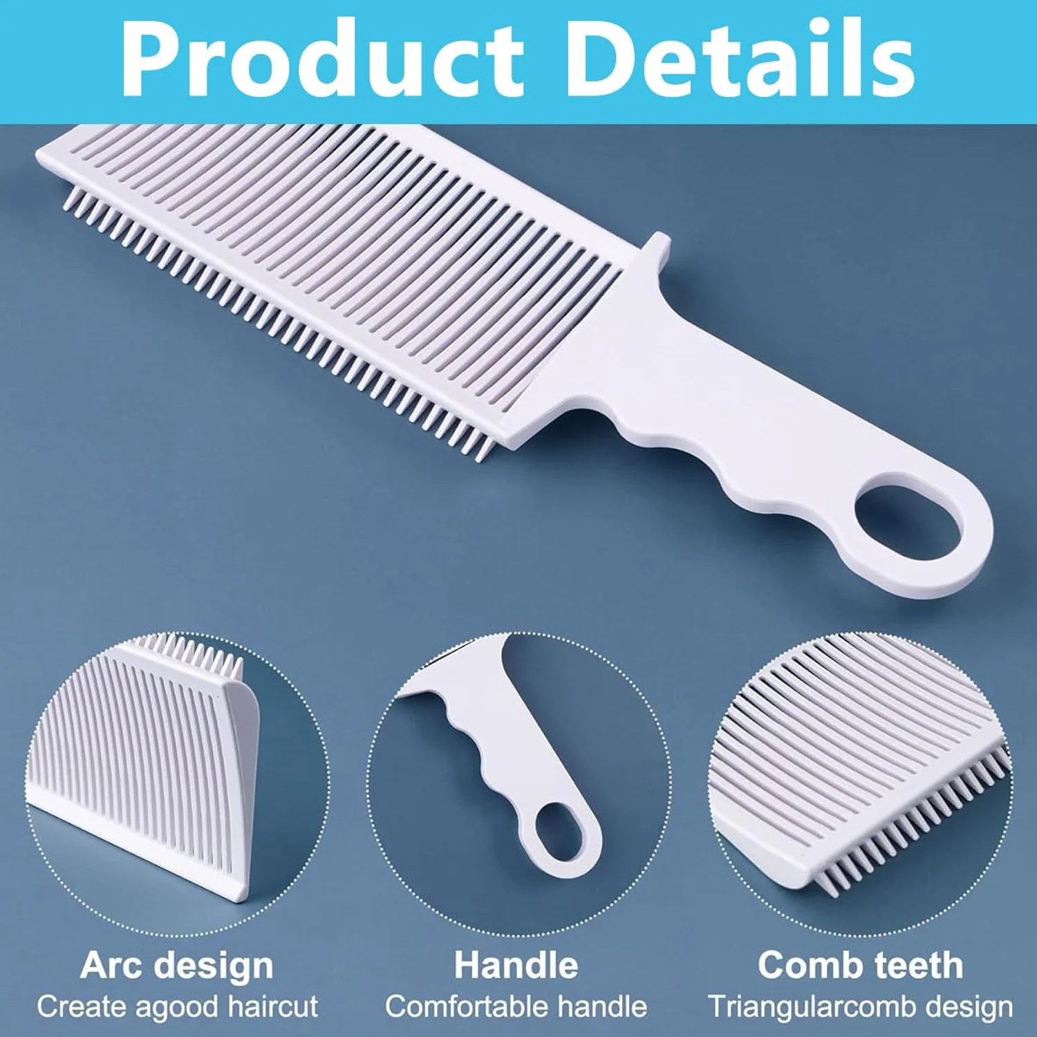 Ergonomic Flat Top Hair Clipper Comb – Styling Brush & Comb Tool (1 Pc) - Image 4