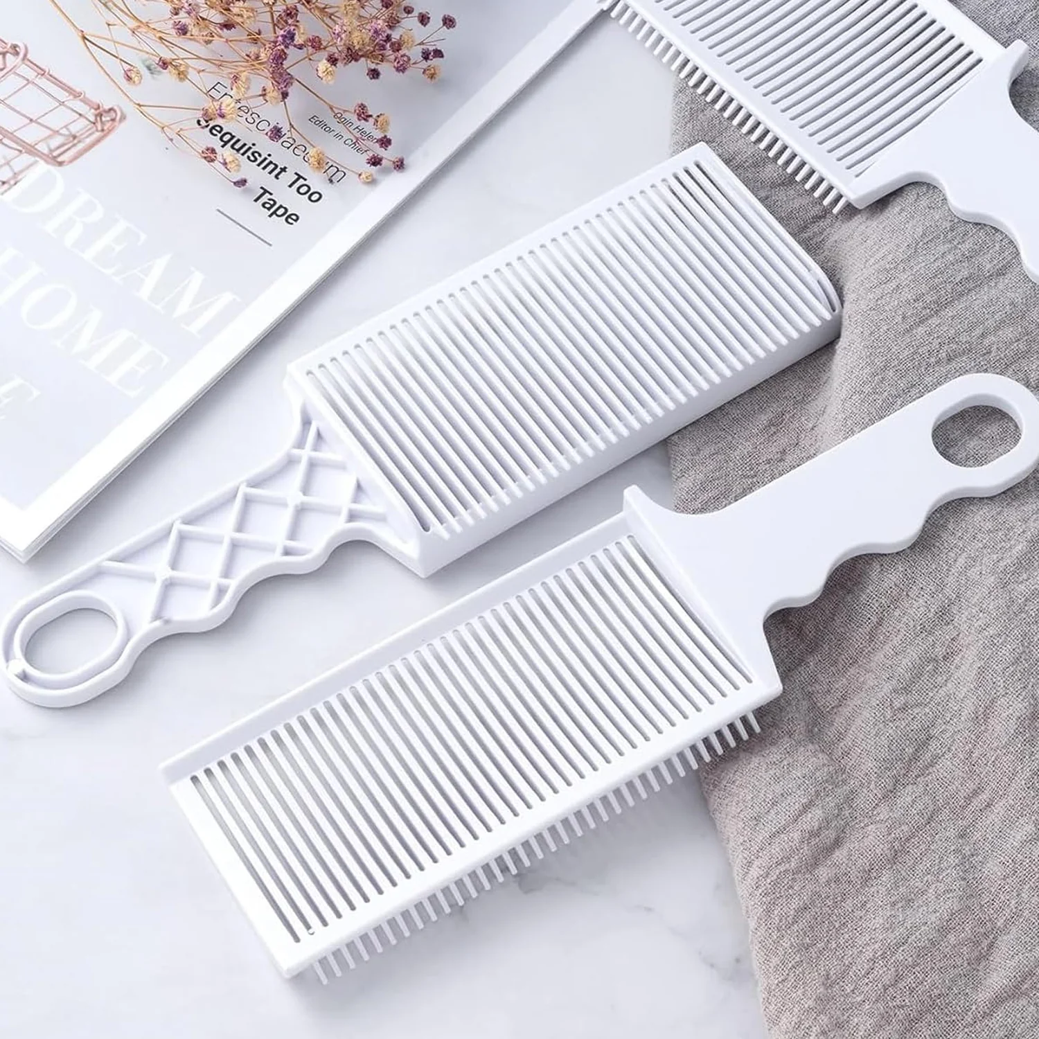 Ergonomic Flat Top Hair Clipper Comb – Styling Brush & Comb Tool (1 Pc) - Image 5