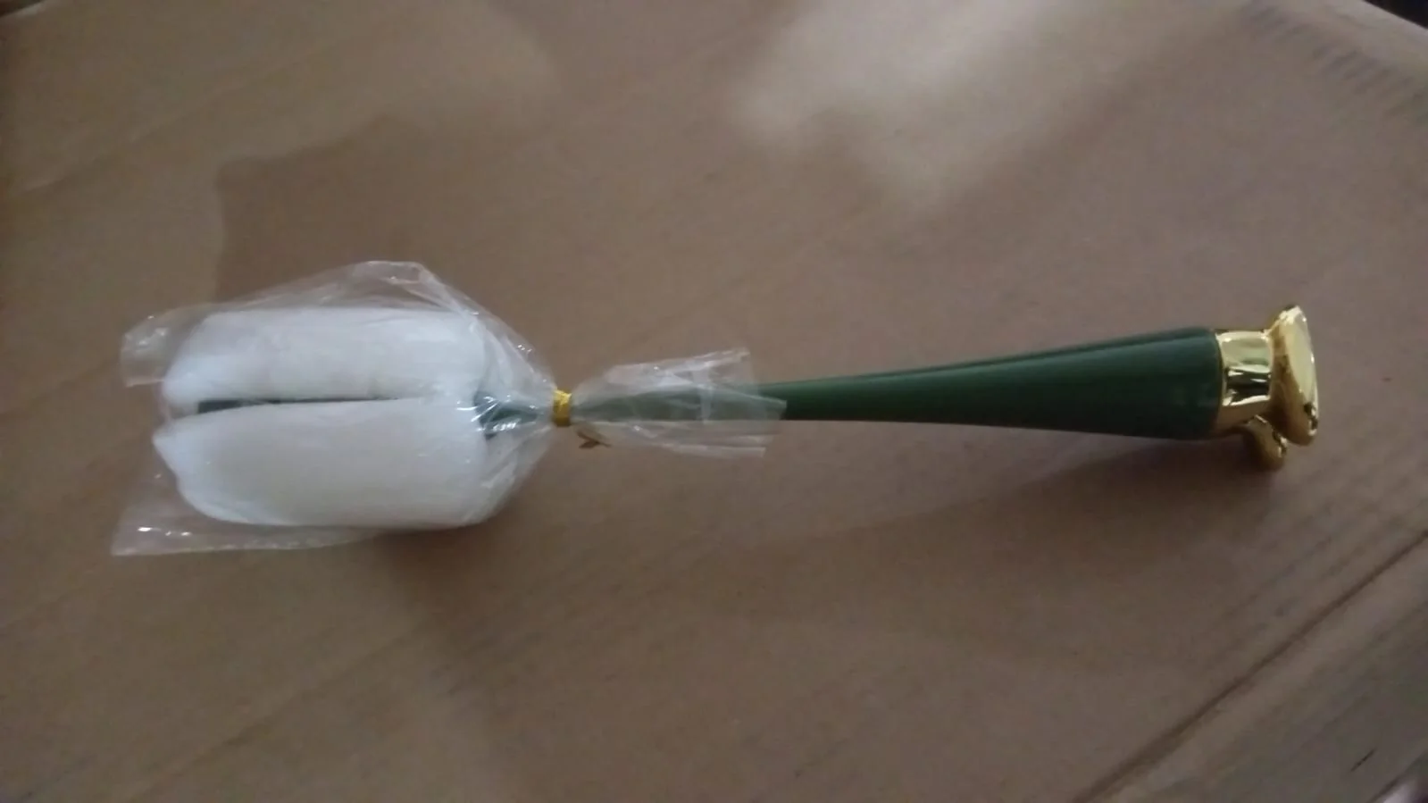 Multifunctional Silicone Bottle Cleaning Foam Brush with Plastic Long Handle (1 Pc) - Image 4