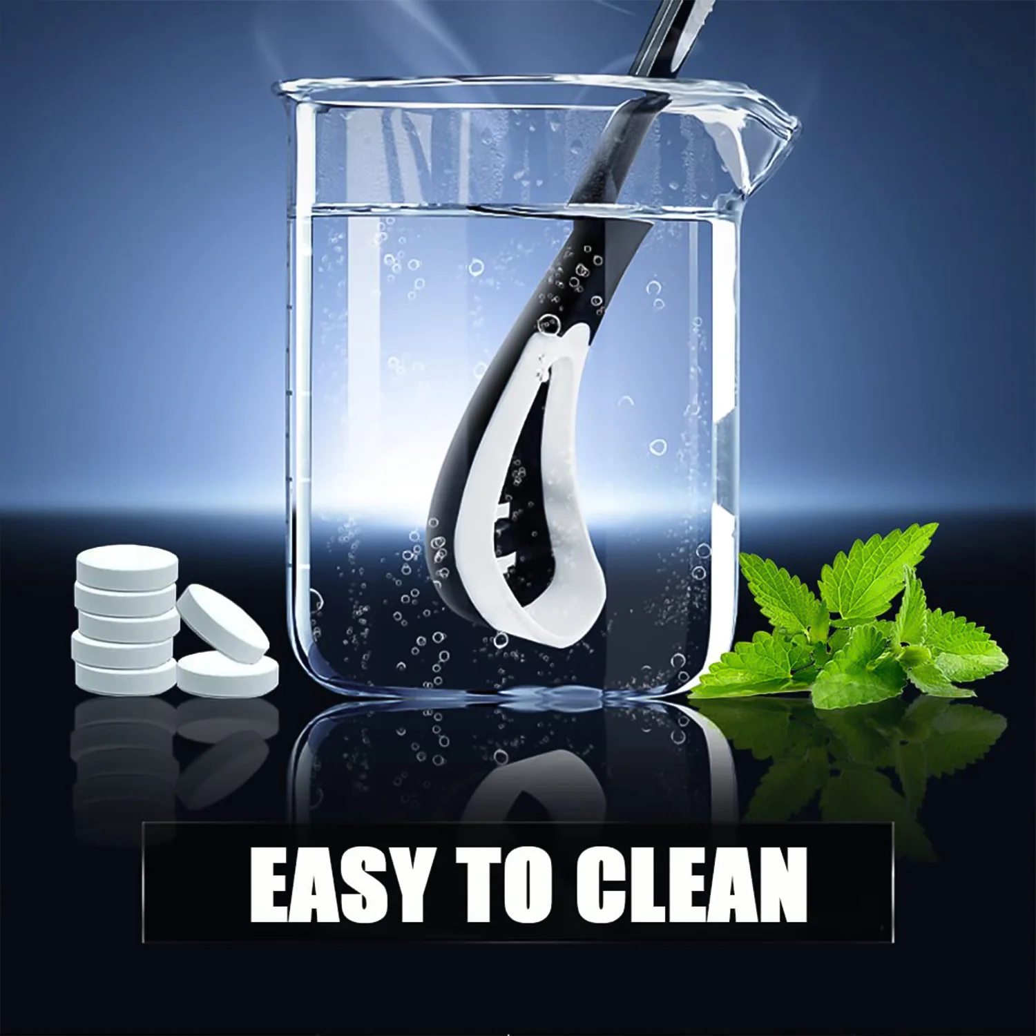 Plastic Dental Tongue Scraper Cleaner Brush (1 Pc) - Image 3