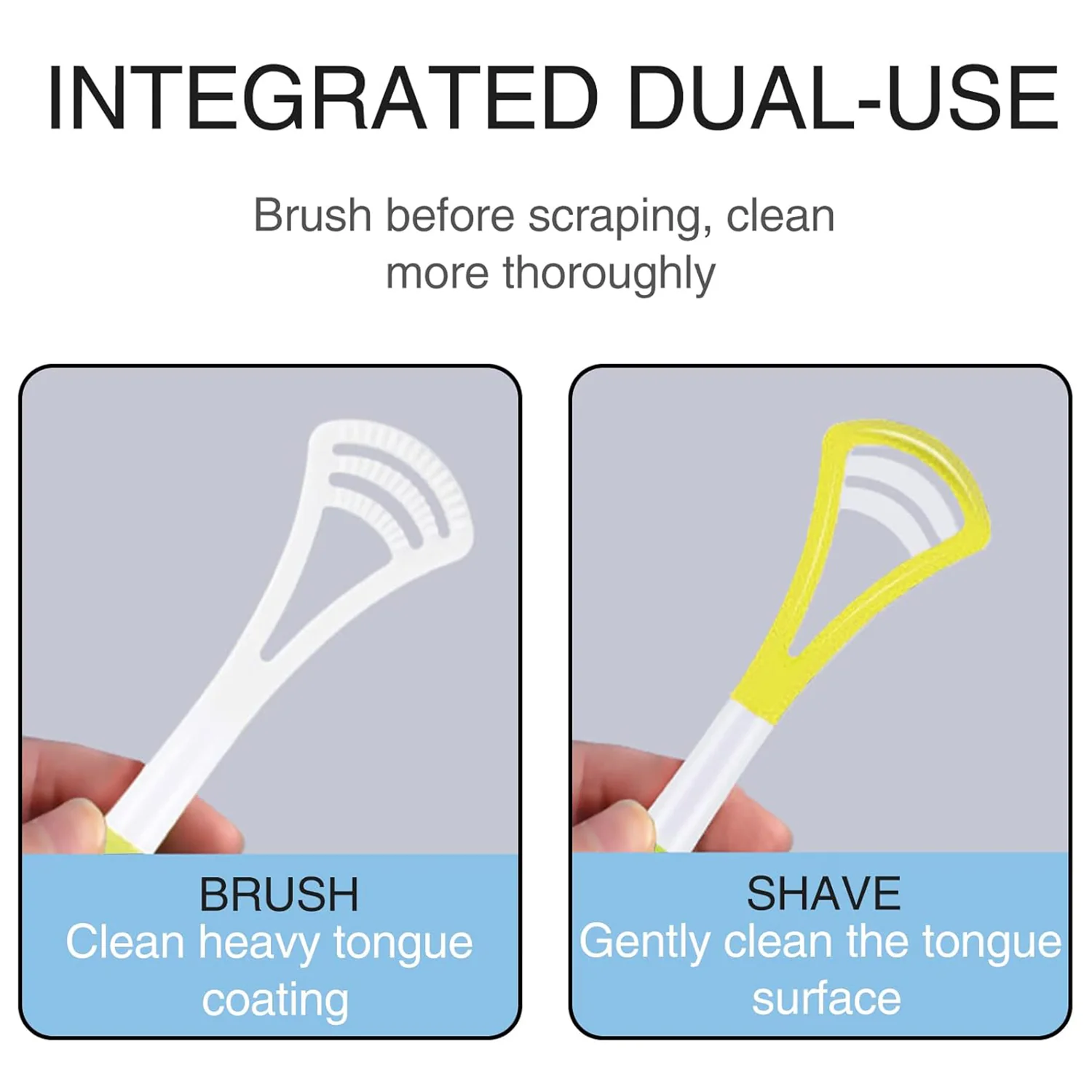 Oral Tongue Cleaner – Stainless Steel Scraper for Personal Dental Care - Image 6