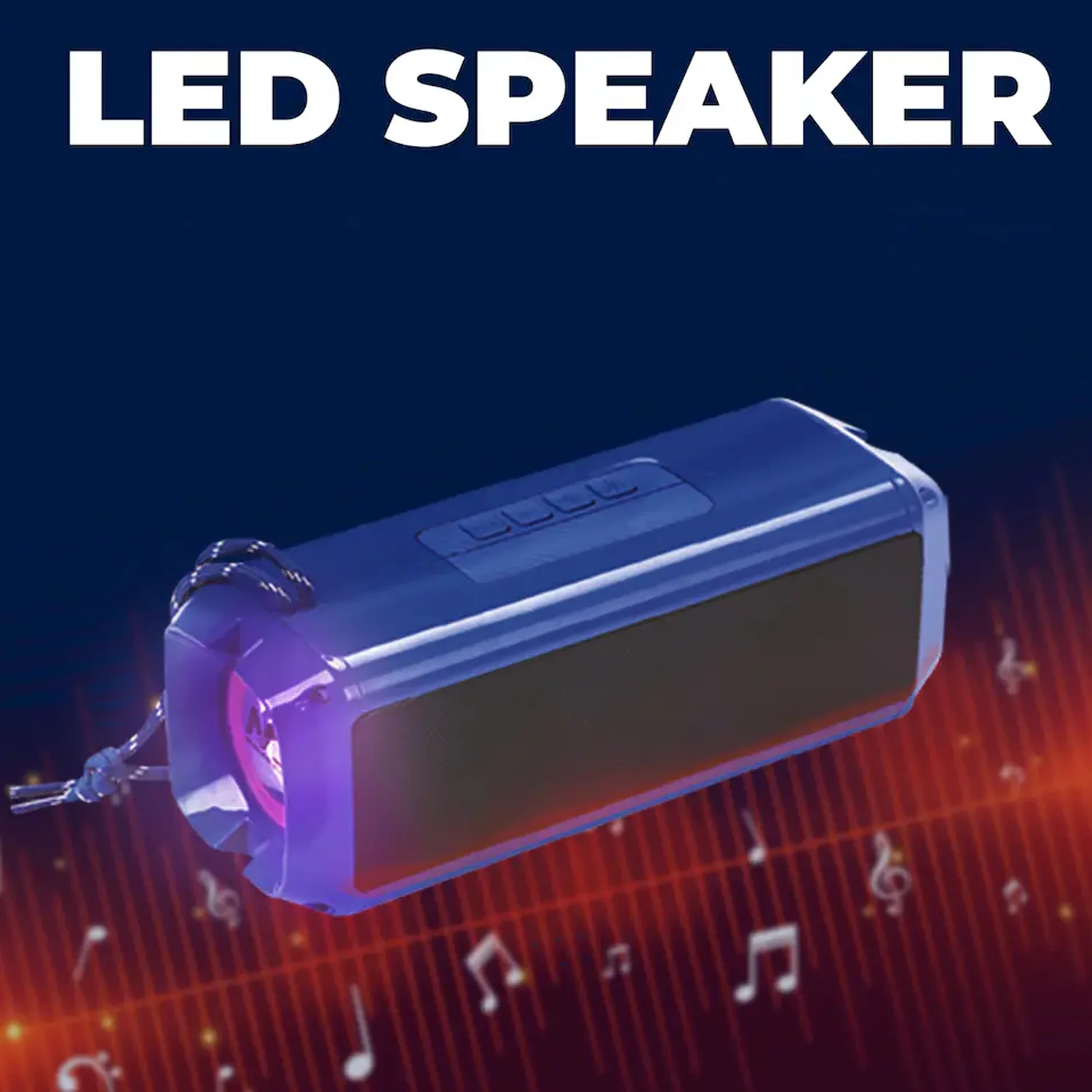 Portable Wireless Rechargeable Speaker Bluetooth Speaker (1 Pc) - Image 7