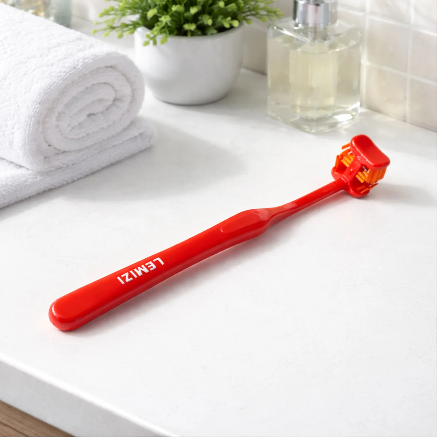 Six-Sided Soft Toothbrush Ultra Soft Bristles Oral Care Gum Friendly Design 1 Pc - Image 8