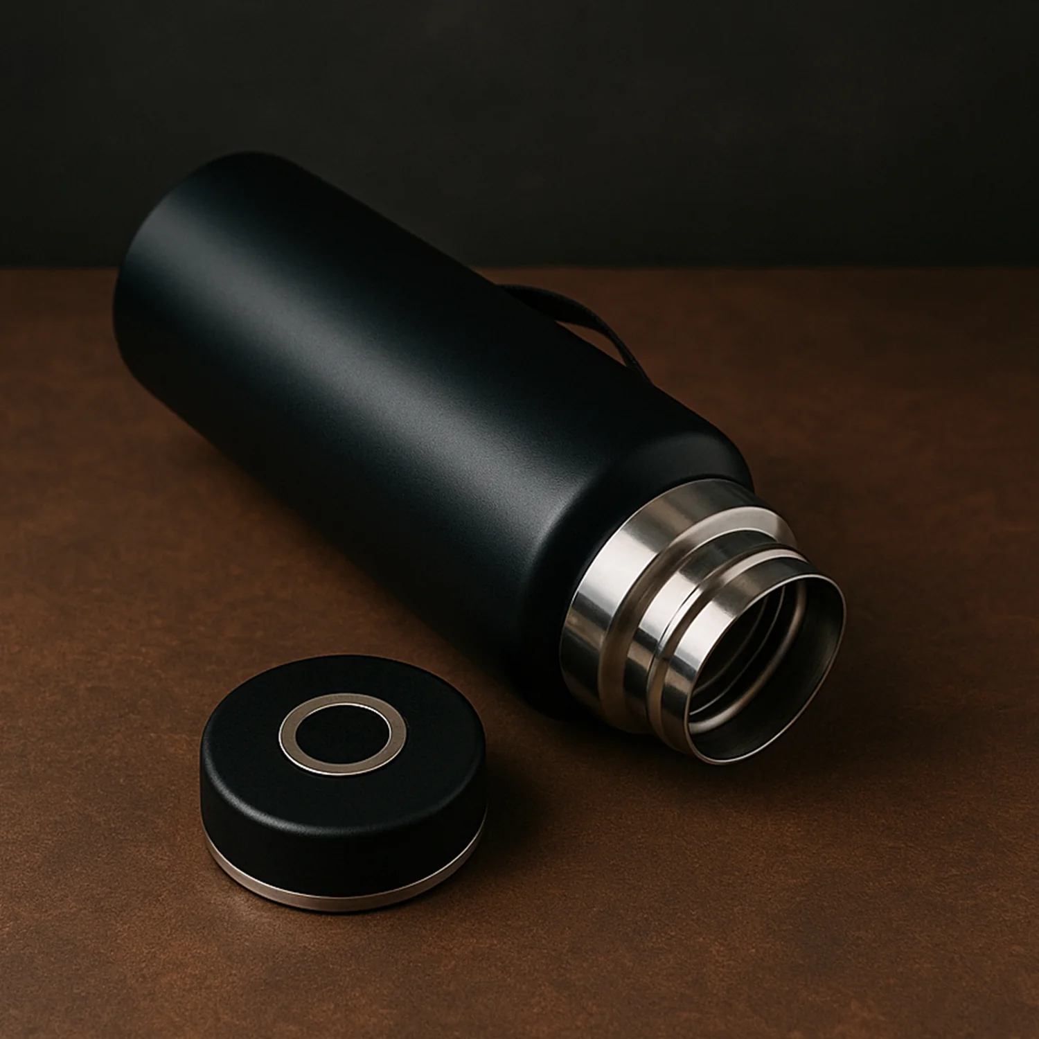 Double Stainless Steel Wall Flask Vacuum Insulated Water Bottle (800 ML) - Image 4