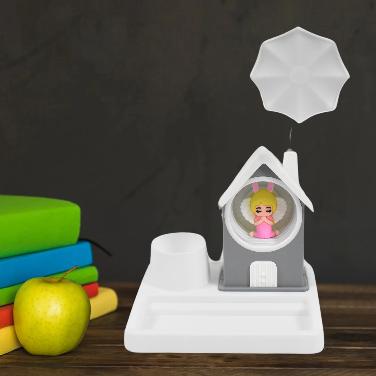 Cute Cartoon Home Design LED Desk Light with Plastic Base, Multi-Color (1 Pc) - Image 4