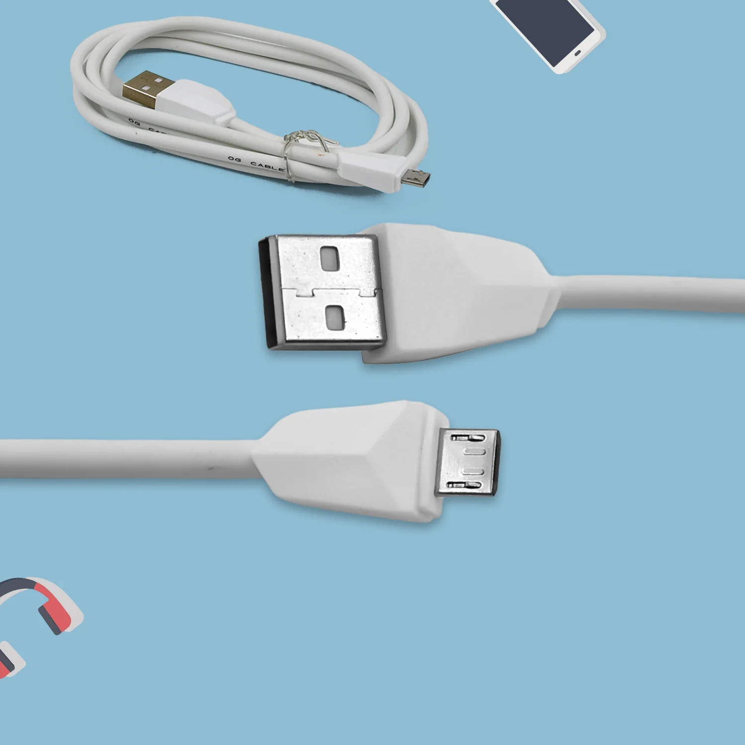 JK 2A Fast Charging for android, Micro Cable (1000 mm) - Image 10