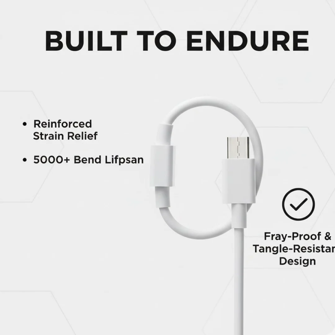 JK 2A Fast Charging for android, Micro Cable (1000 mm) - Image 4