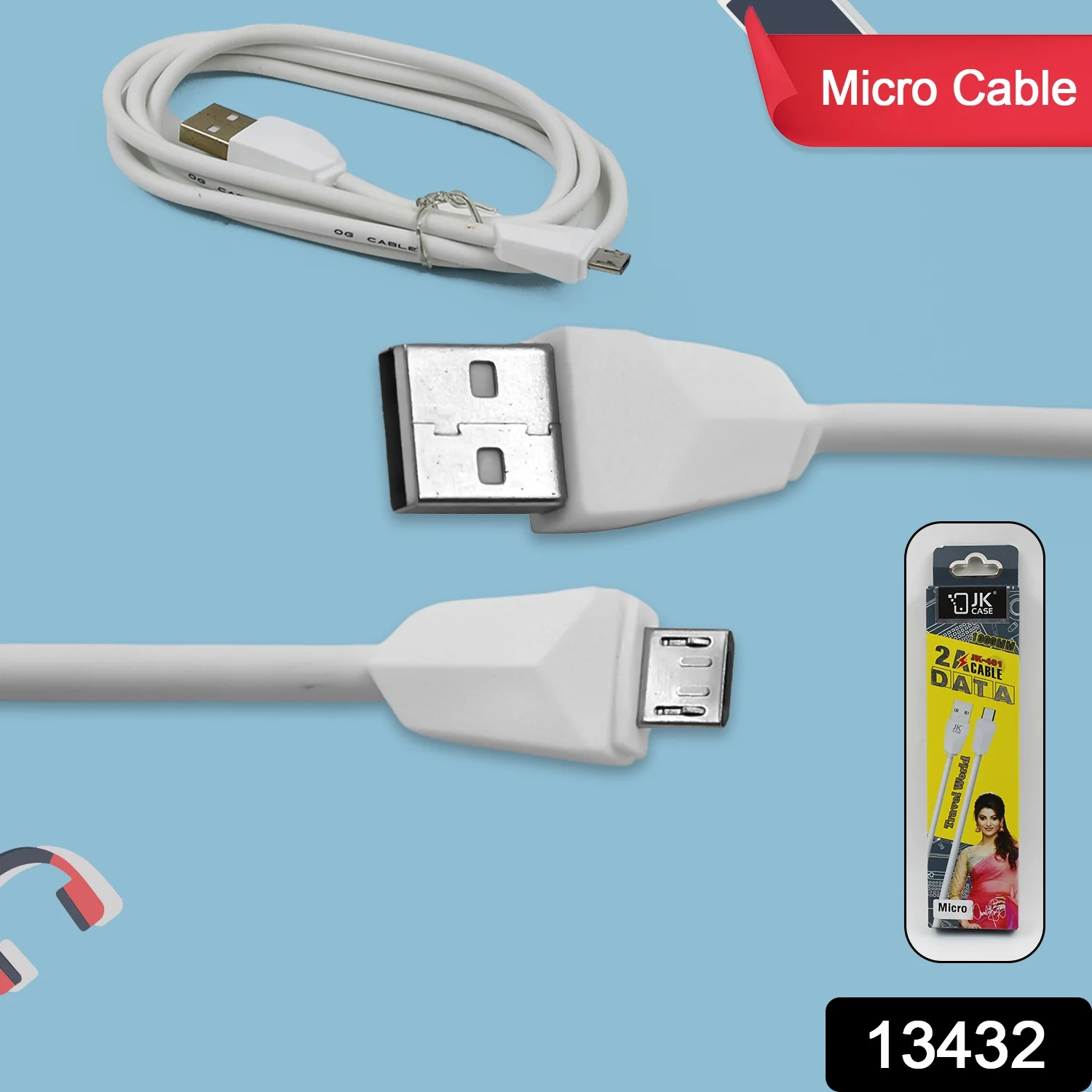 JK 2A Fast Charging for android, Micro Cable (1000 mm) - Image 7