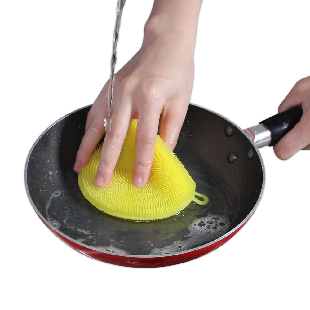 Silicone Dish Scrubber Sponge Mildew Free, Non Stick, Heat Resistant - Image 11