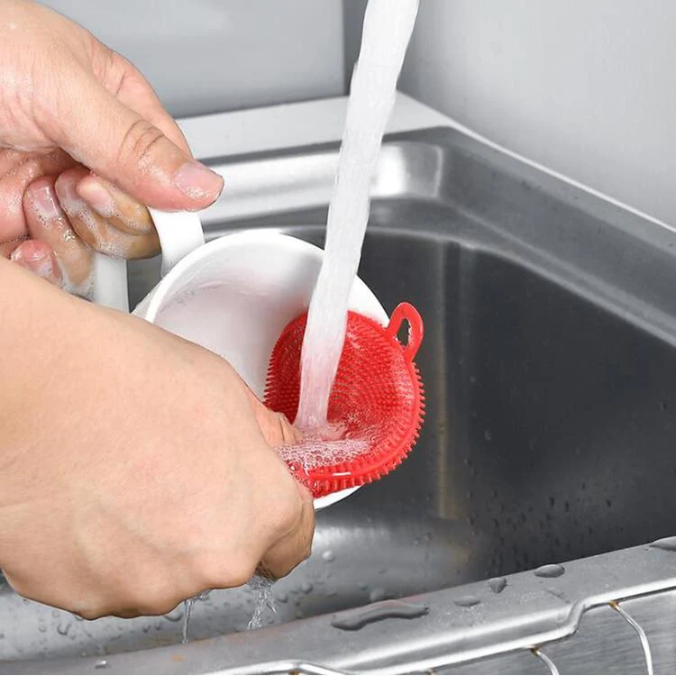 Silicone Dish Scrubber Sponge Mildew Free, Non Stick, Heat Resistant - Image 9