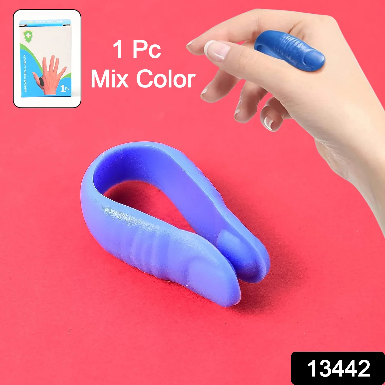 Sugar Control LI4 Acupressure Point Clip, Hand Pressure Massage (1 Pc / Mix Color) - Image 2