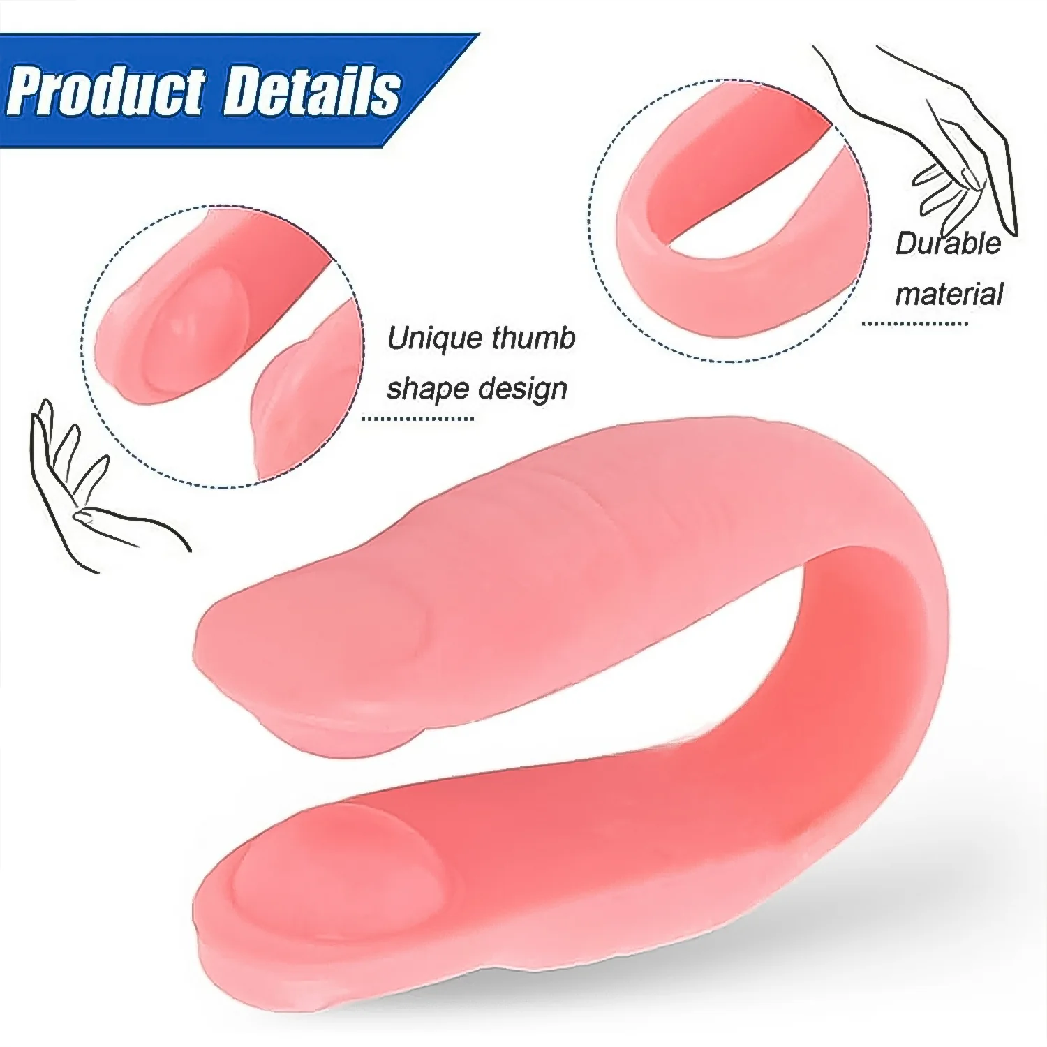 Sugar Control LI4 Acupressure Point Clip, Hand Pressure Massage (1 Pc / Mix Color) - Image 8