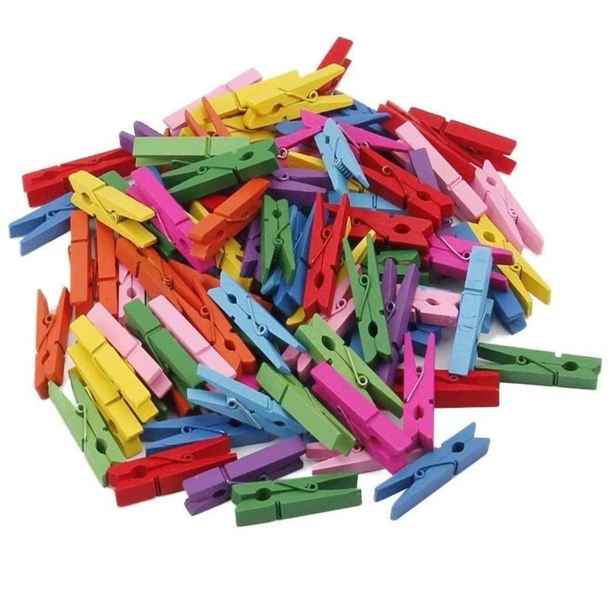 Wooden Clips for Photo Hanging & Home Decoration Pin Clips (Pack of 50) - Image 5