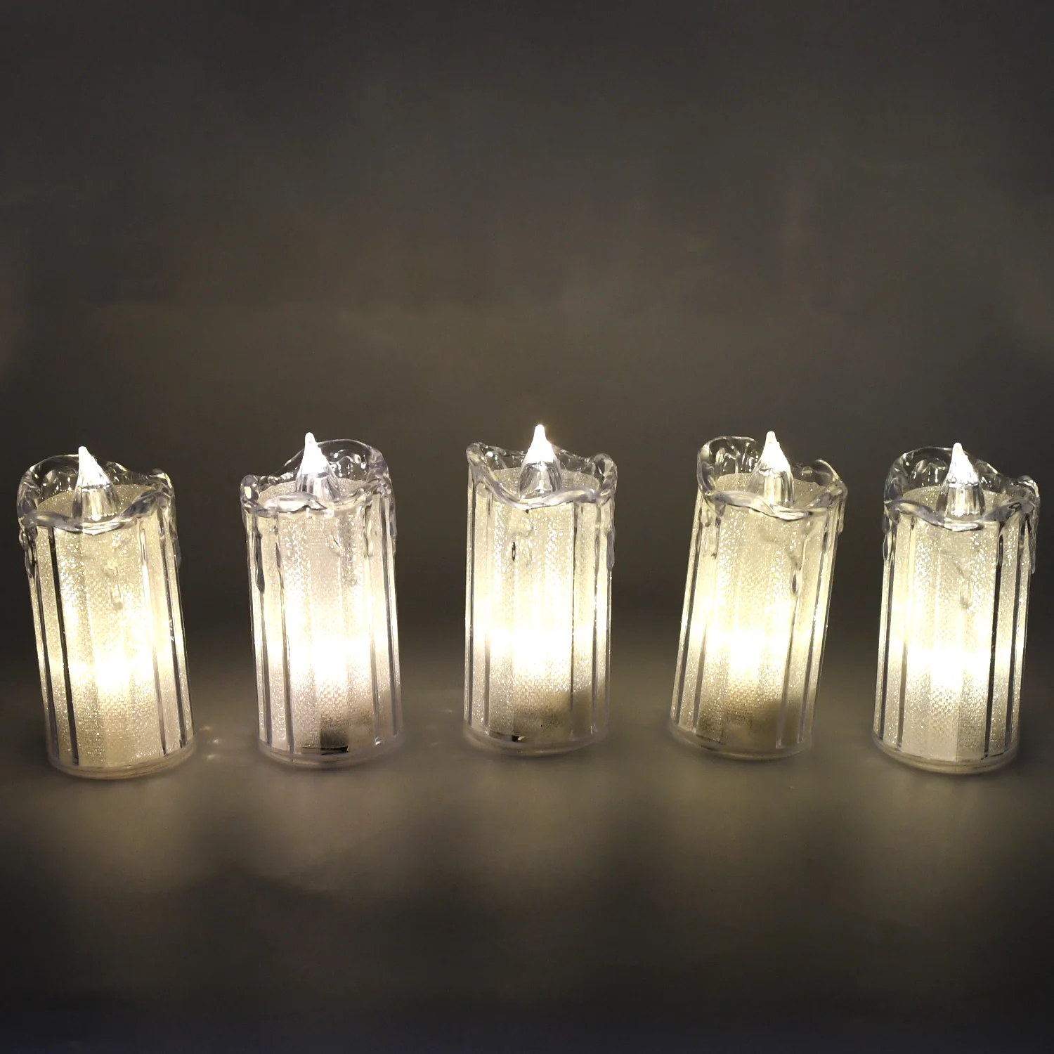 24 Pc Flameless and Smokeless Decorative Melting Candles - Image 3