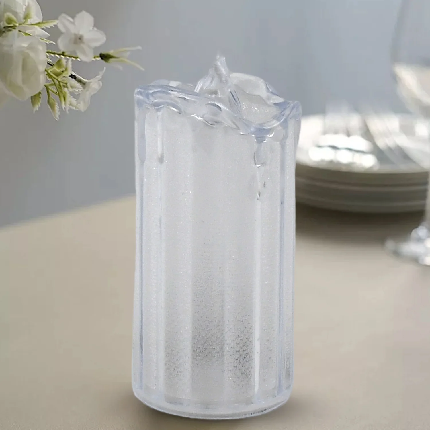 24 Pc Flameless and Smokeless Decorative Melting Candles - Image 4