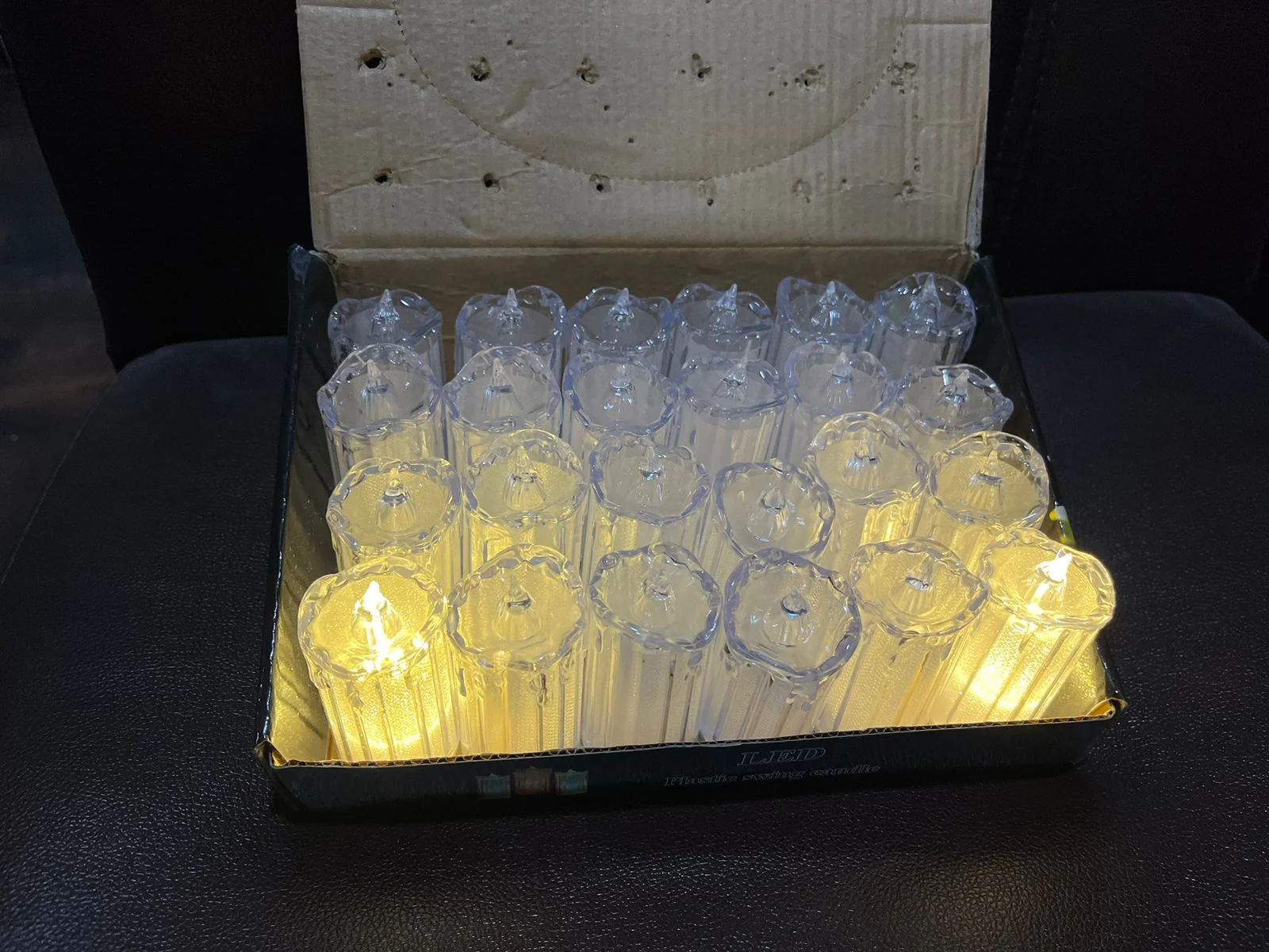 24 Pc Flameless and Smokeless Decorative Melting Candles - Image 7