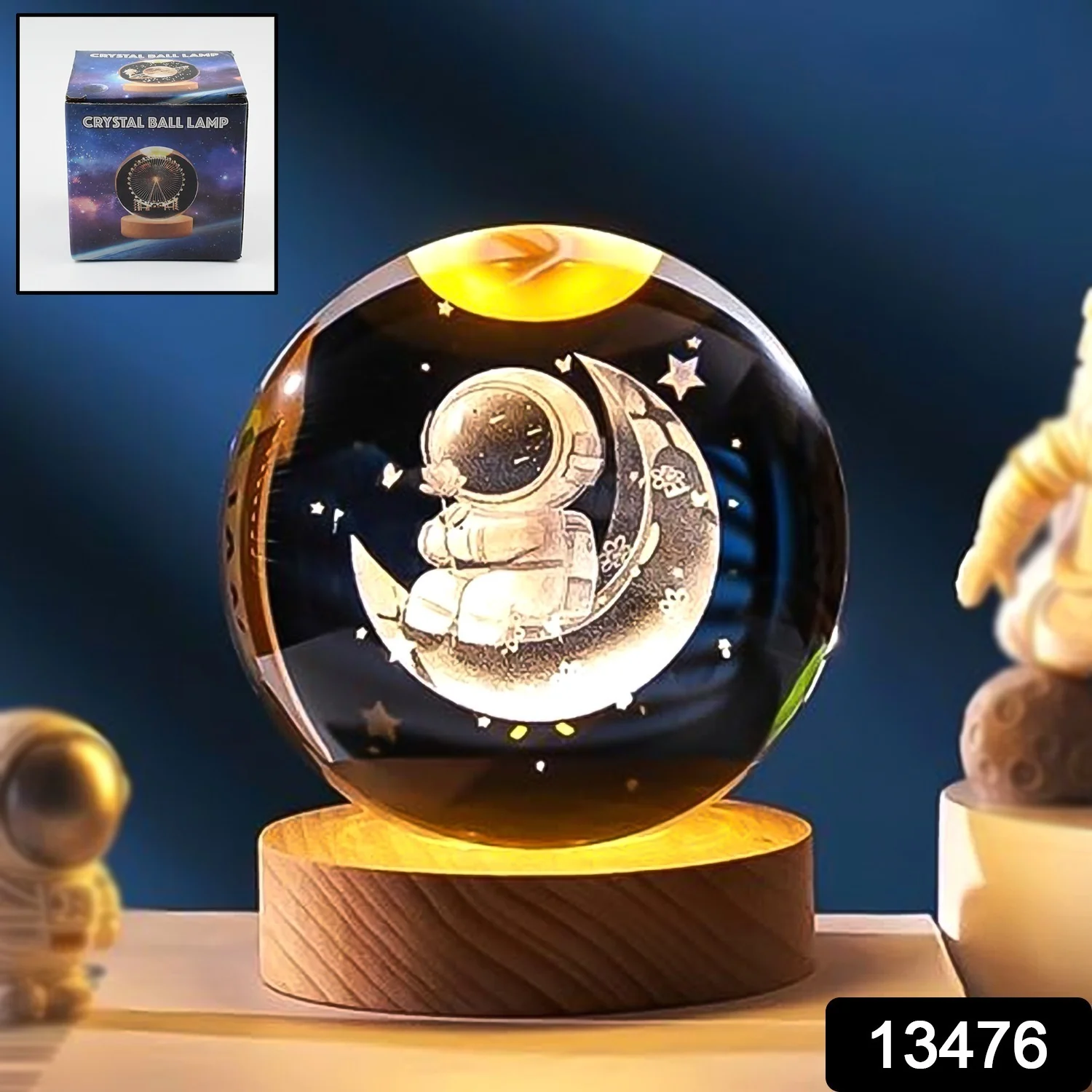 Astronaut Ball Night Light Lamp Decorative Lamp For Living Room Decor (1 Pc) - Image 2