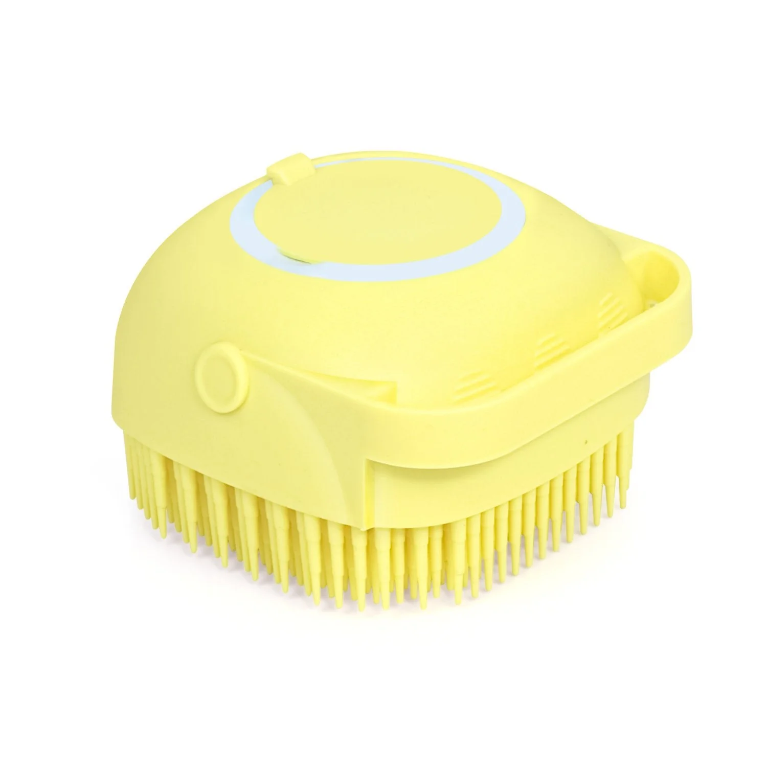 Silicone Massage Bath Body Brush Soft Bristle With Shampoo Dispenser - Image 5