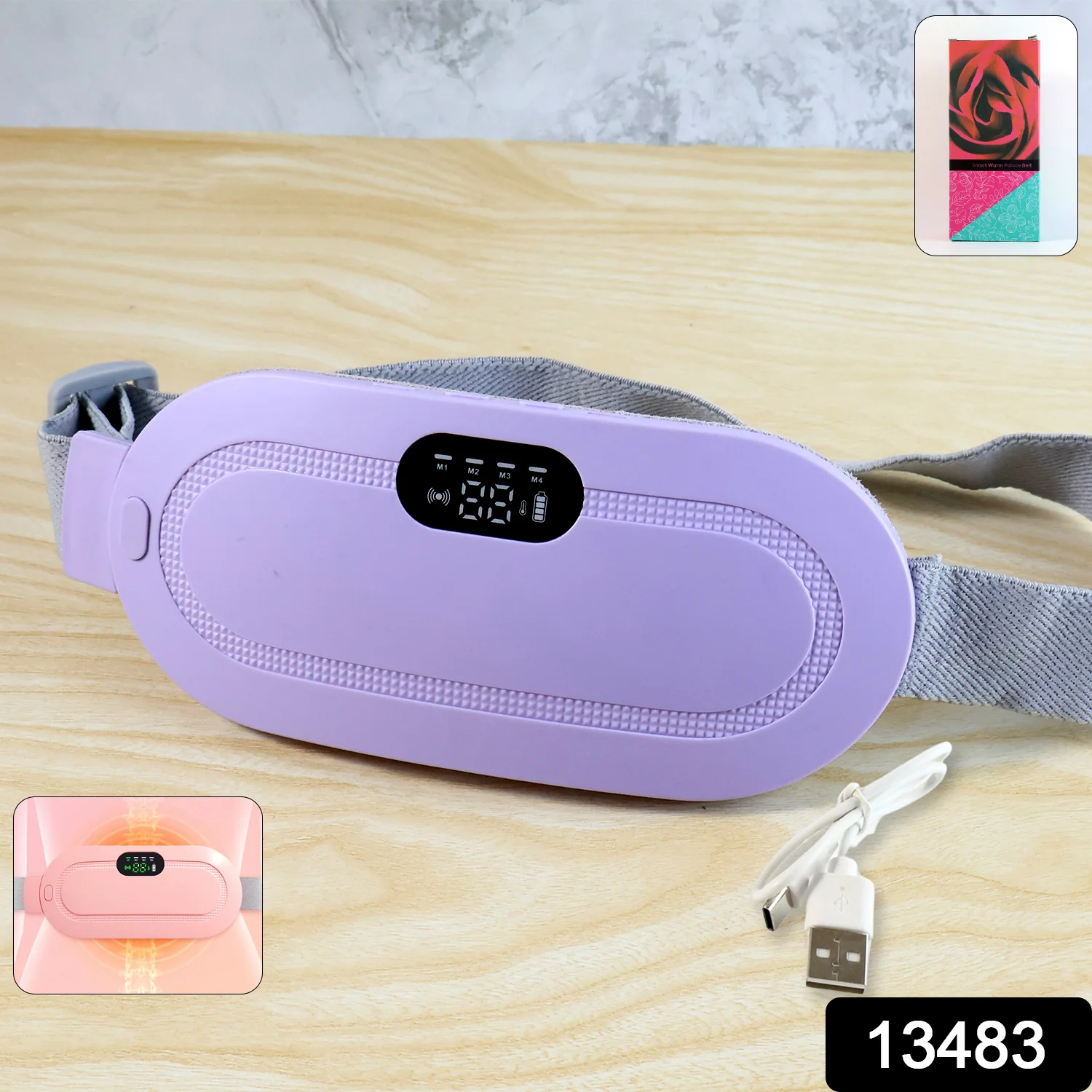 Rechargeable Smart Warm Palace Belt (1 Pc) - Image 2