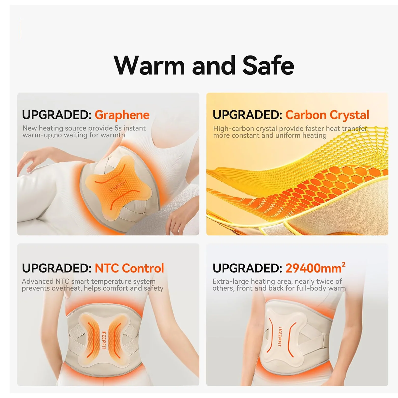 Rechargeable Smart Warm Palace Belt (1 Pc) - Image 4