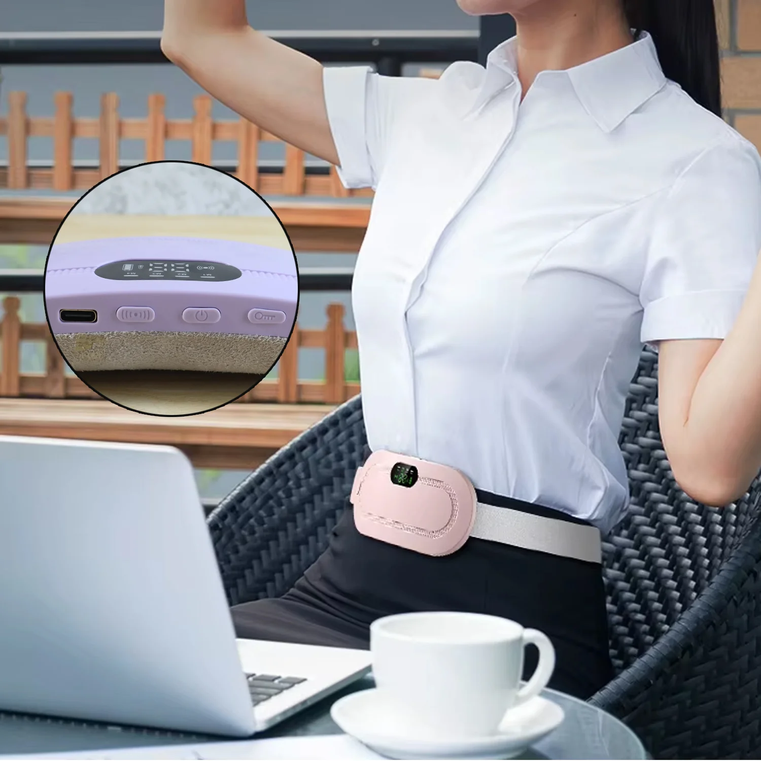 Rechargeable Smart Warm Palace Belt (1 Pc) - Image 9