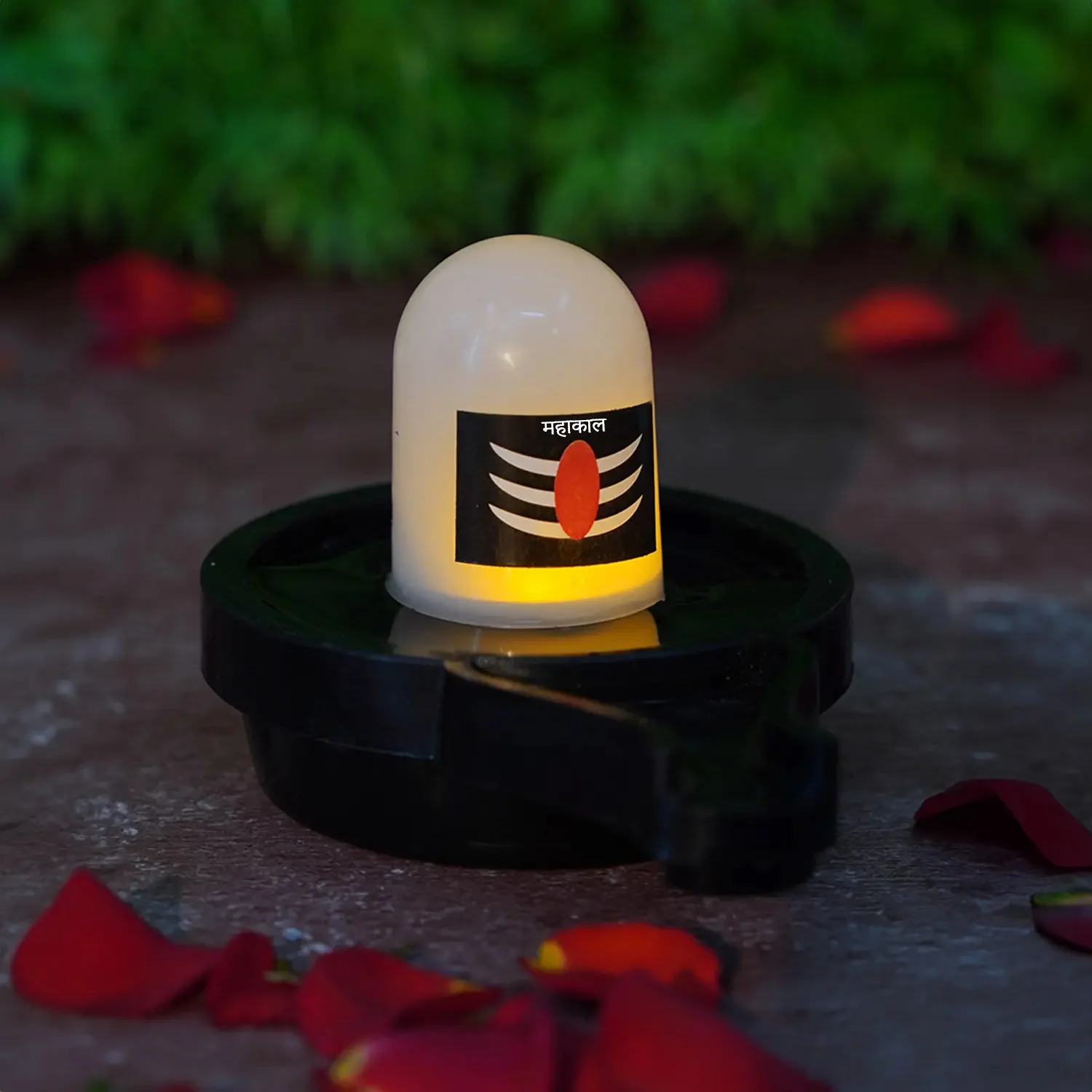 Water Sensor LED Shivling Idol for Pooja & Festivals - Image 7