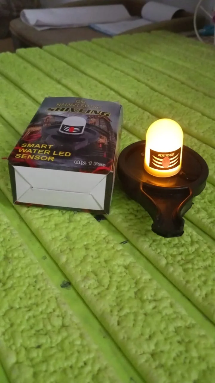 Water Sensor LED Shivling Idol for Pooja & Festivals - Image 8