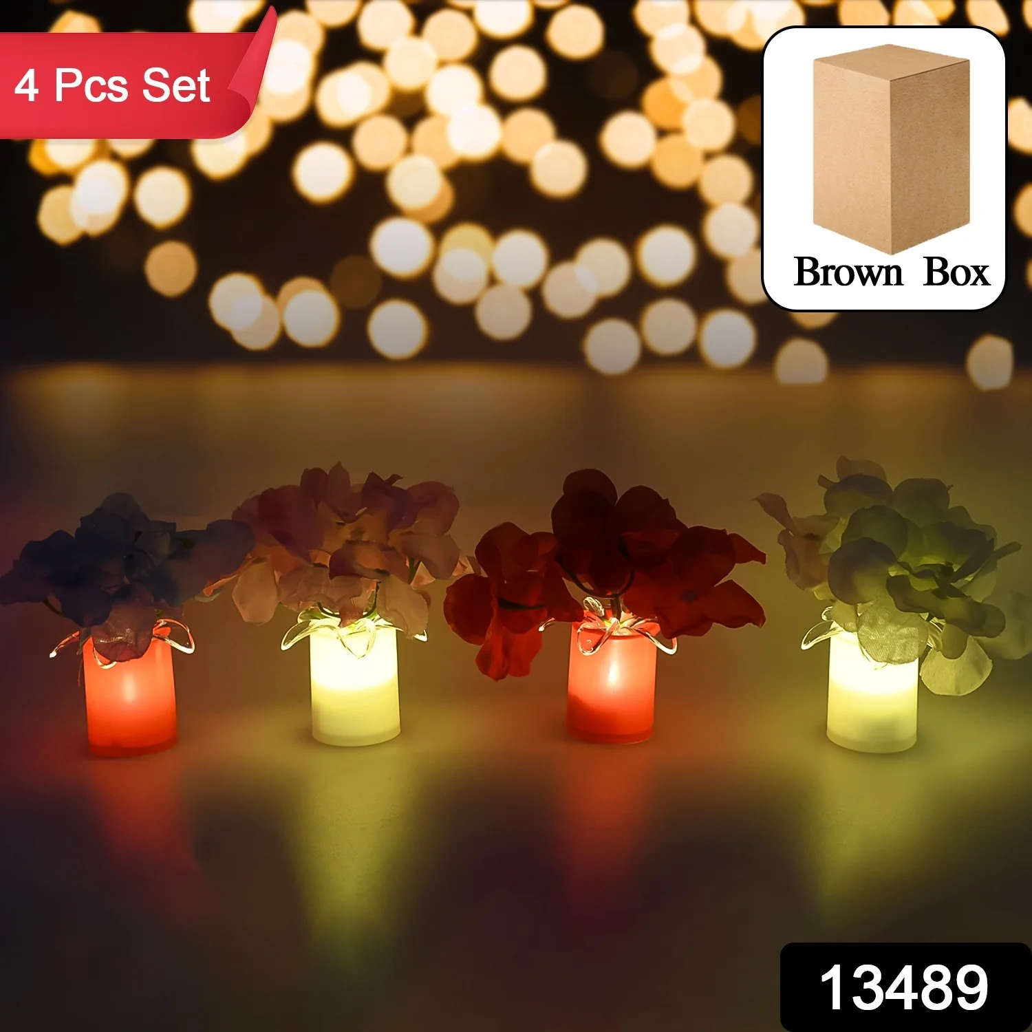 LED Mood Lights Bedroom Interior Decor Lighting (4 pcs Set) - Image 2