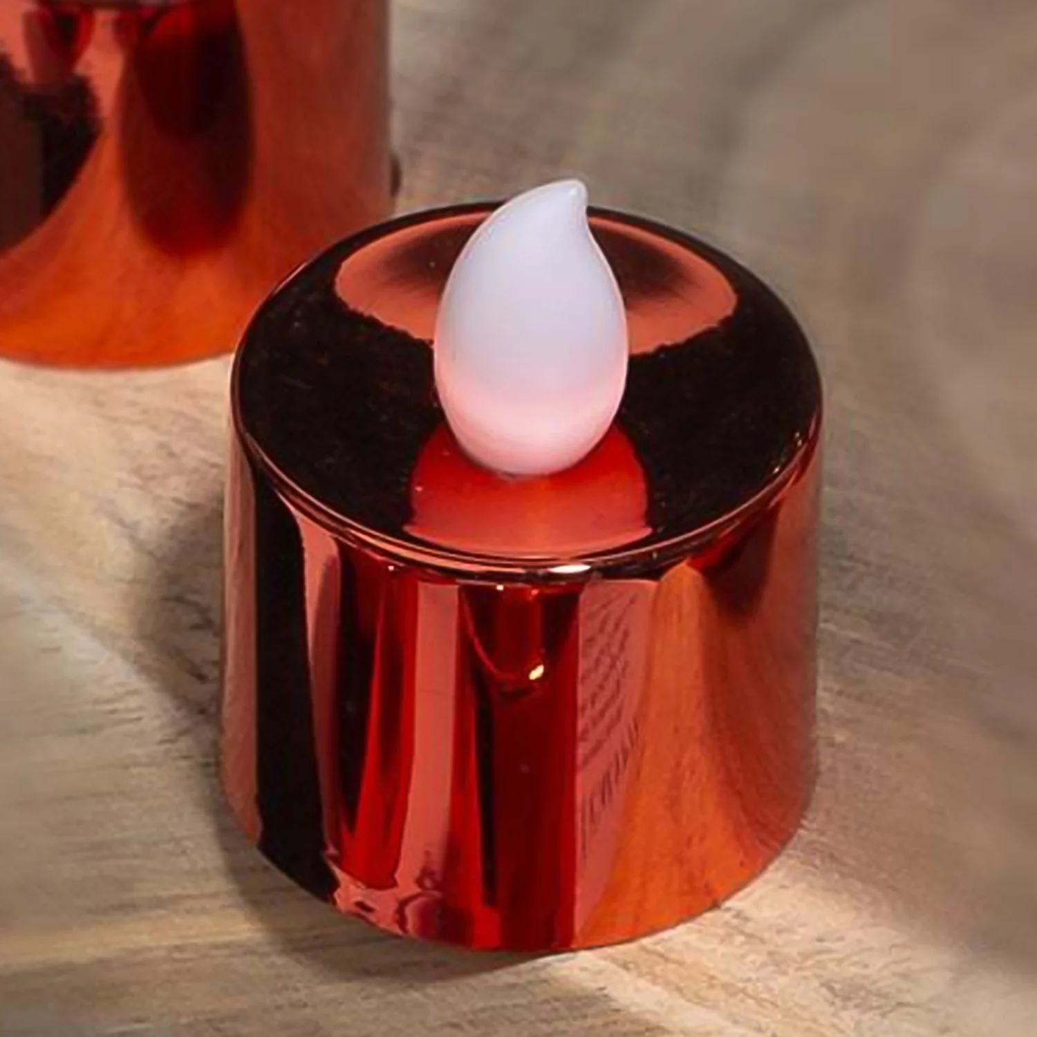 Electrical Candles Diya LED Tea Light, Diwali (6 Pcs Set) - Image 4