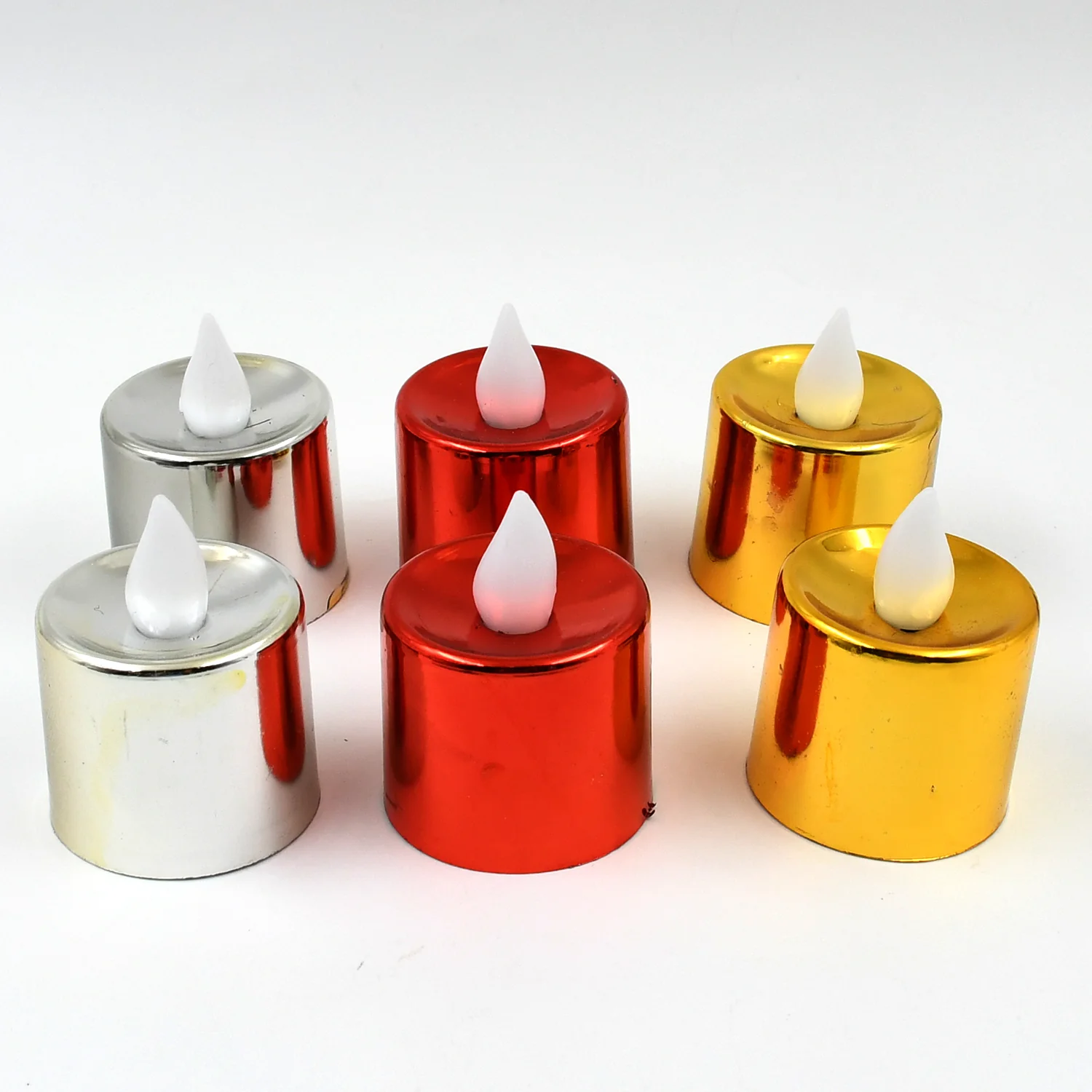 Electrical Candles Diya LED Tea Light, Diwali (6 Pcs Set) - Image 5