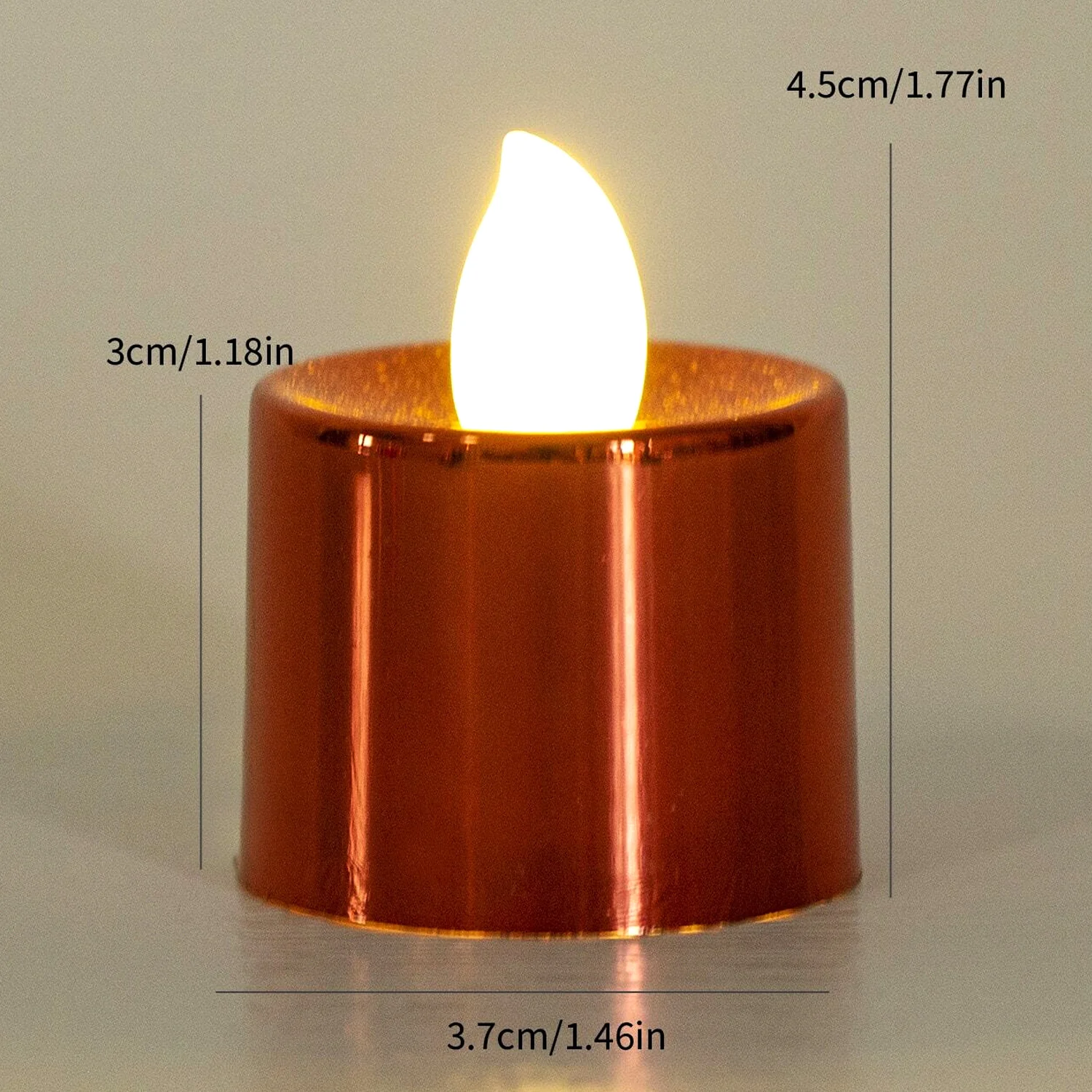 Electrical Candles Diya LED Tea Light, Diwali (6 Pcs Set) - Image 6