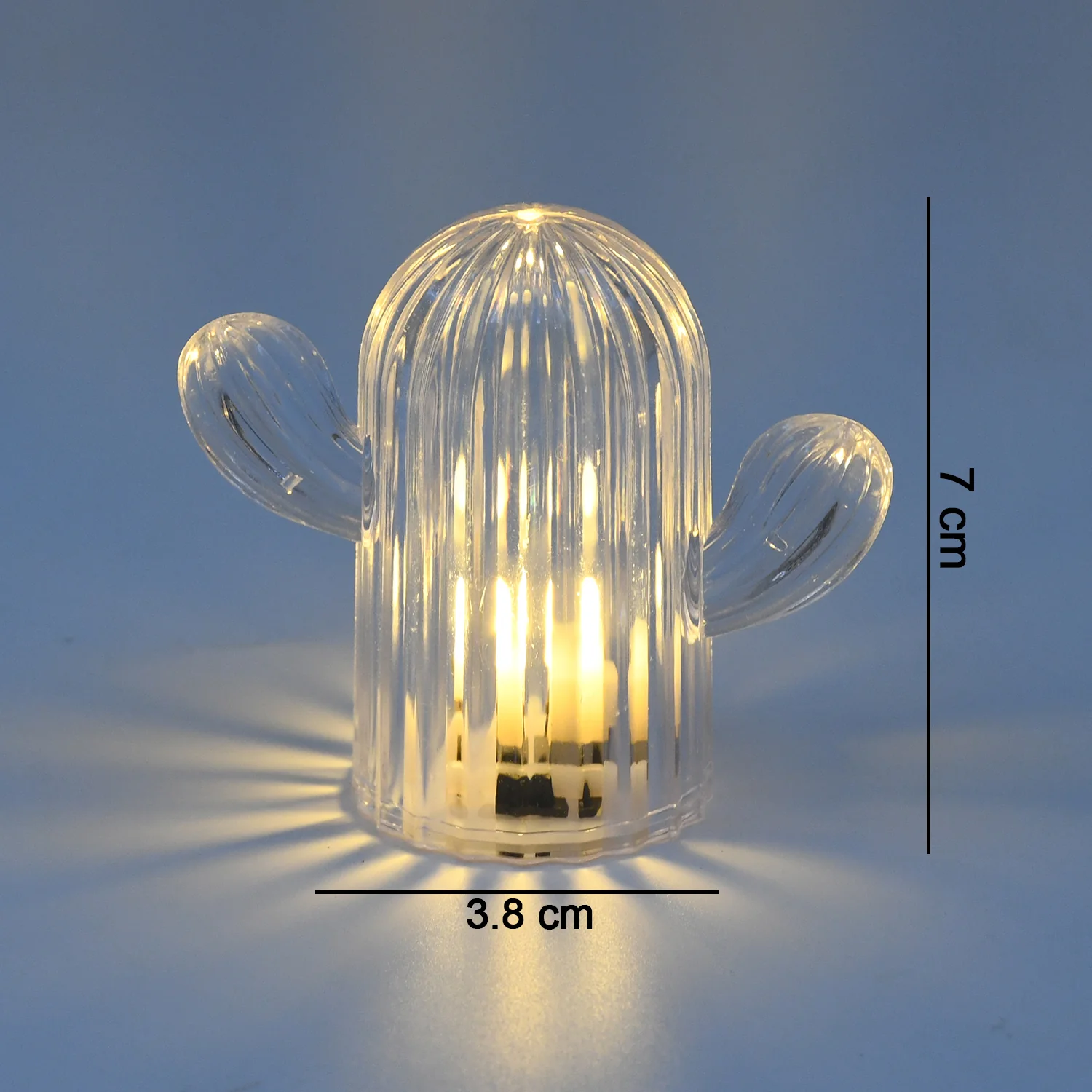 Cute Cactus LED Night Light (Cactus / 4 Pcs Set) - Image 6
