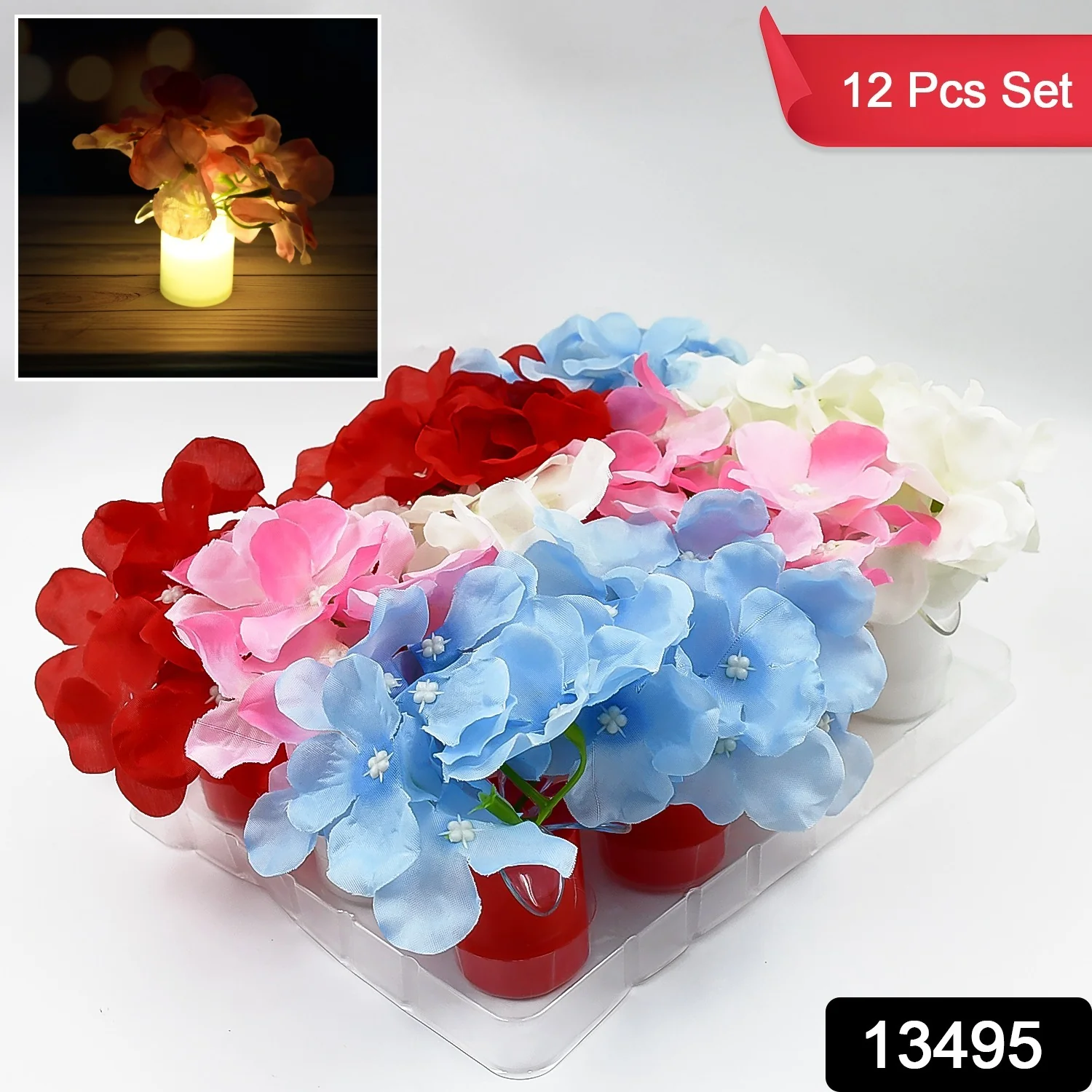 LED Mood Lights Bedroom Interior Decor Lighting, Diwali (12 Pcs Set) - Image 2