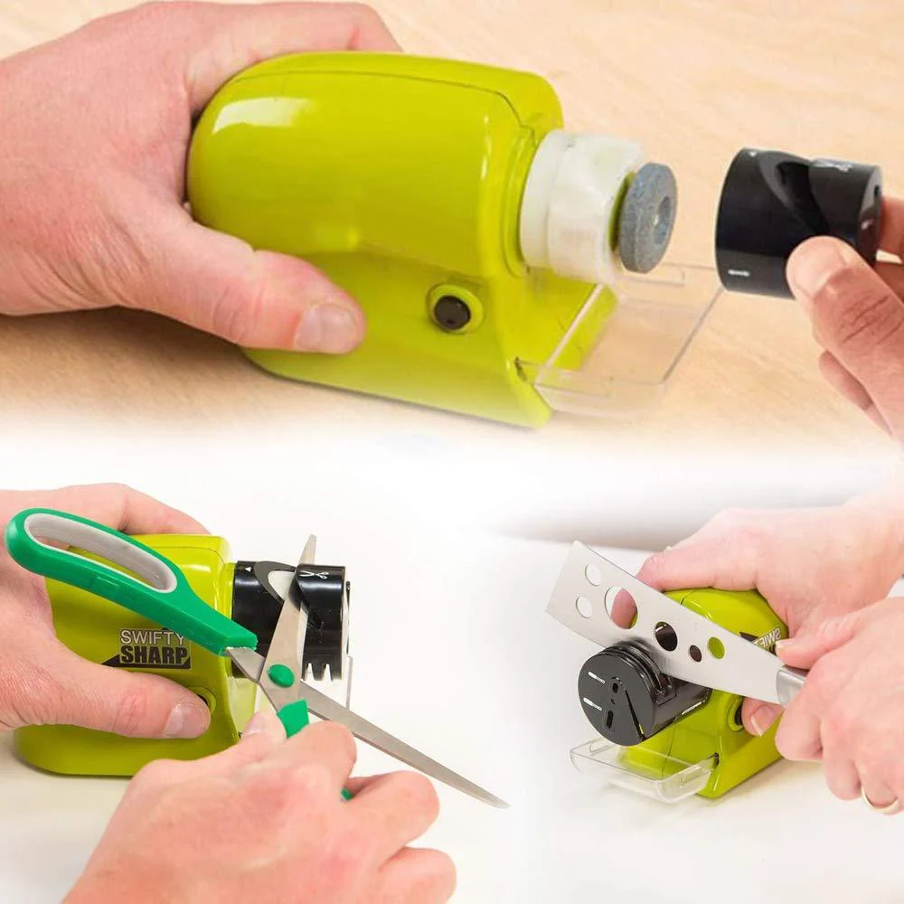 Cordless Motorized Knife Blade Sharpener Tool (Battery Operated) - Image 4