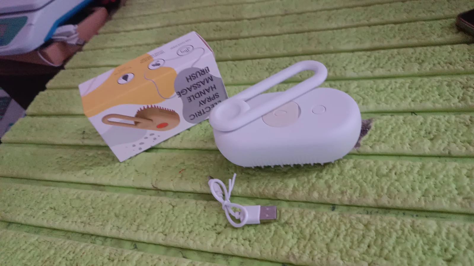 Electric Spray Handle Massage Brush, Hair Removal Brush Steam (1 Pc) - Image 10