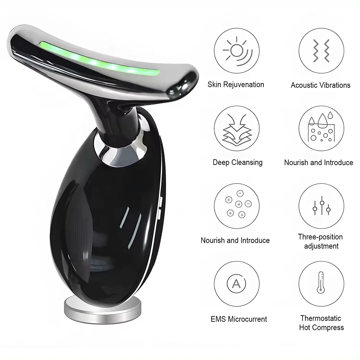 Neck Face Massager, Firming Wrinkle Removal Tool (Neck Wrinkle Removal Tool / 1 Pc) - Image 4