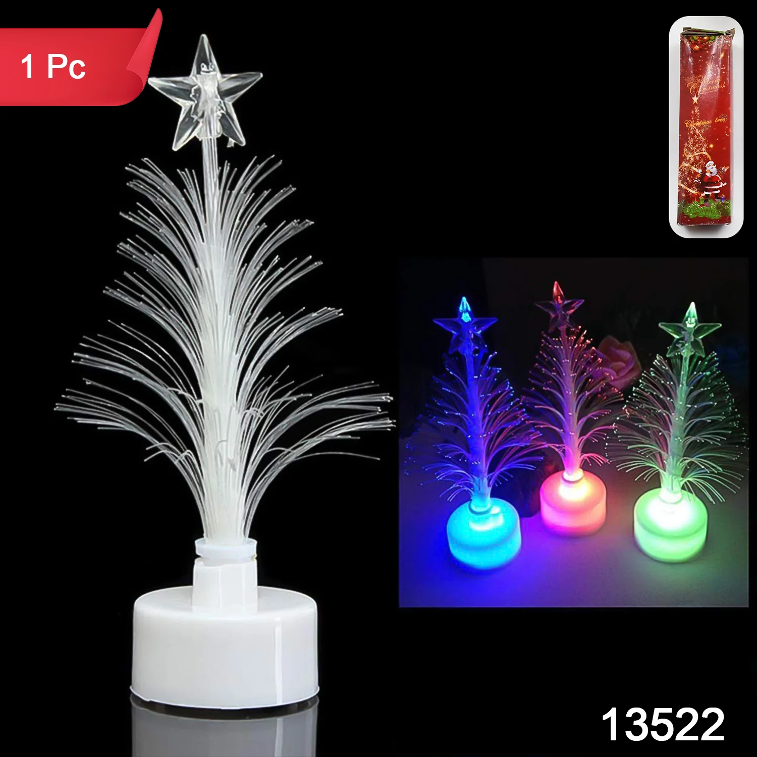 Tree LED Candlelight Colourful Candle Decoration LED Light Night, Diwali (1 Pc) - Image 2