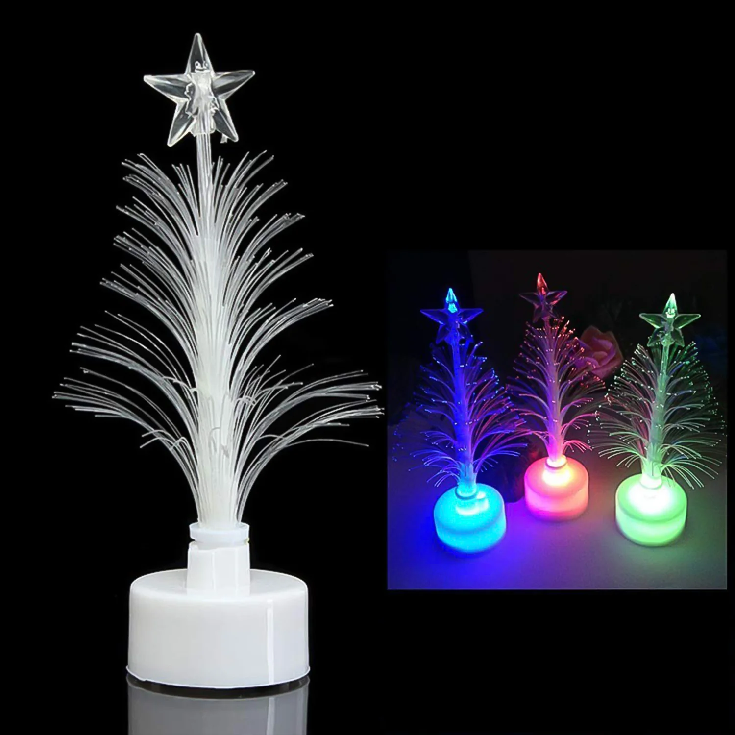 Tree LED Candlelight Colourful Candle Decoration LED Light Night, Diwali (1 Pc) - Image 3