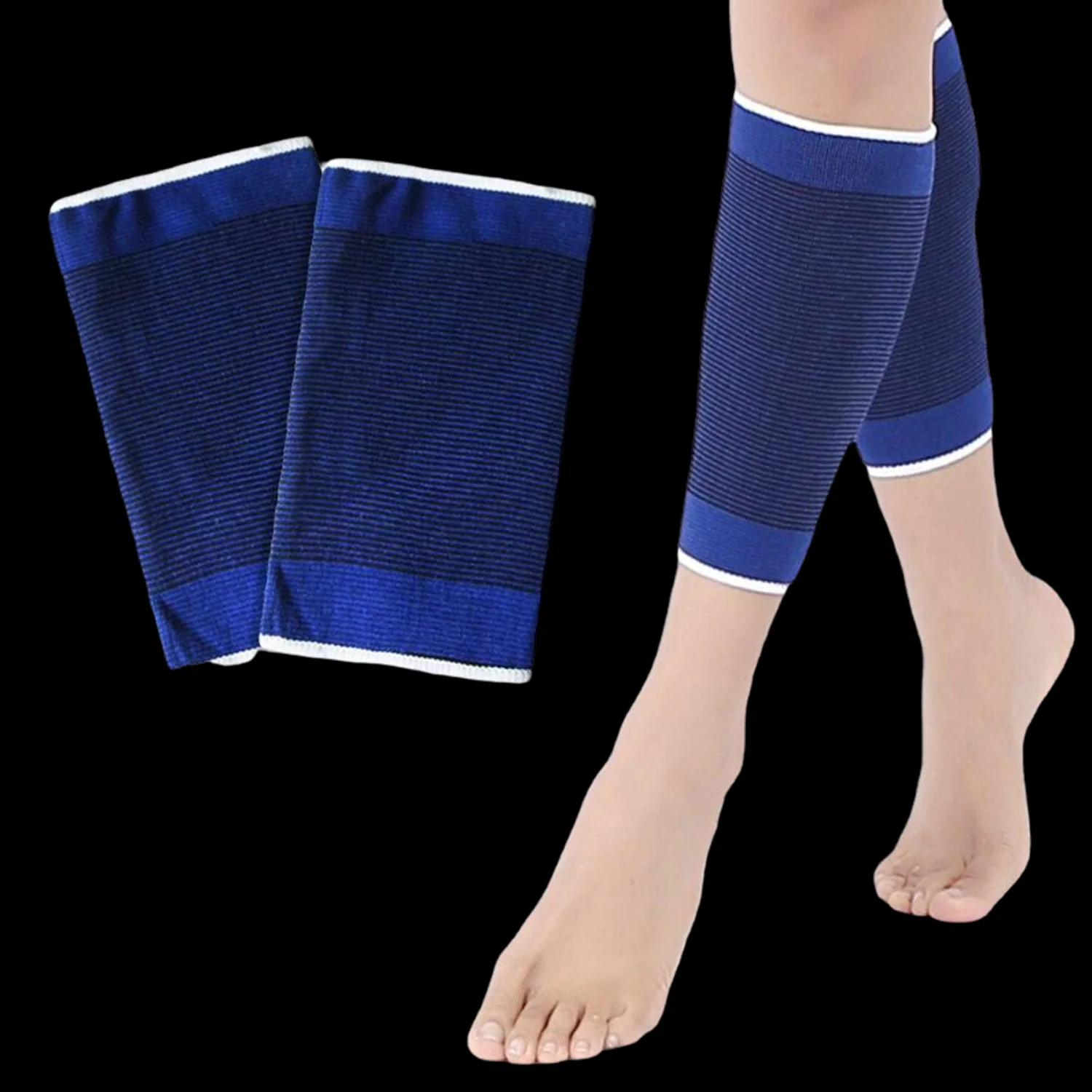 Calf support men pain relief Leg Wrap Calf Brace (1 Pair / With Color Box) - Image 4