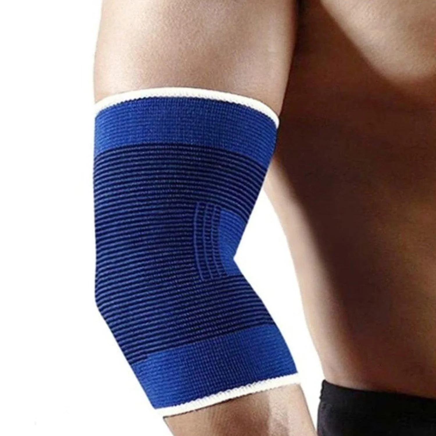 Adjustable Elbow Strap Compression Sleeves Supporter (1 Pair / With Color Box) - Image 4