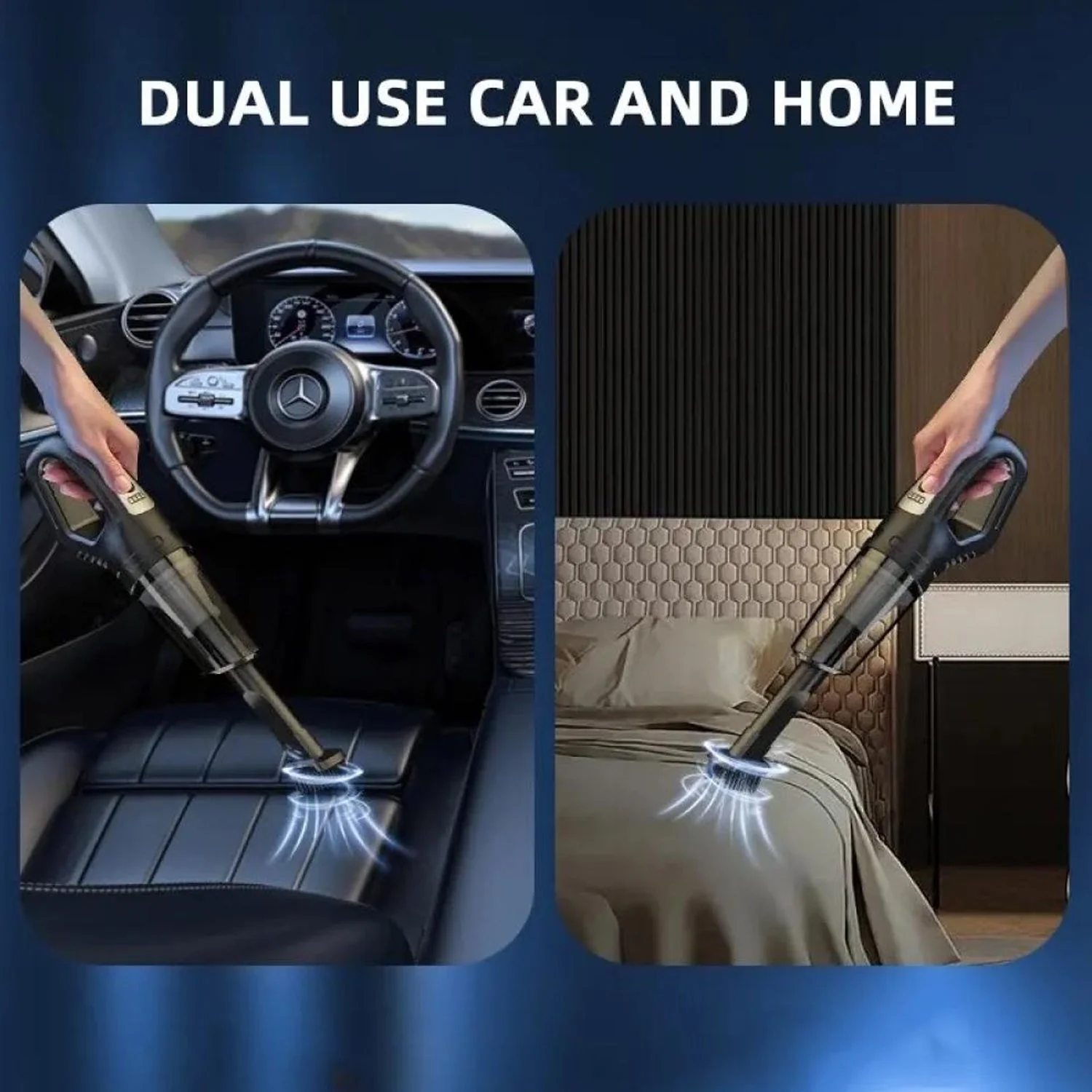 Wireless Handheld Car Vacuum Cleaner, 2 in1 Dust Buster (1 Set) - Image 4