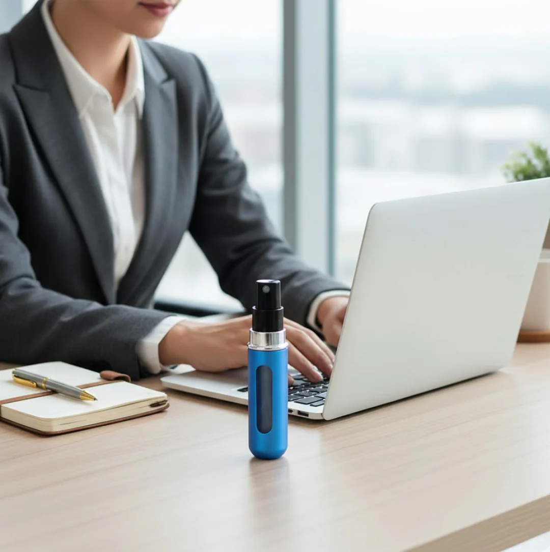 Mini Portable Perfume Empty Spray Bottle (1 Pc / Mix Color) - Image 6