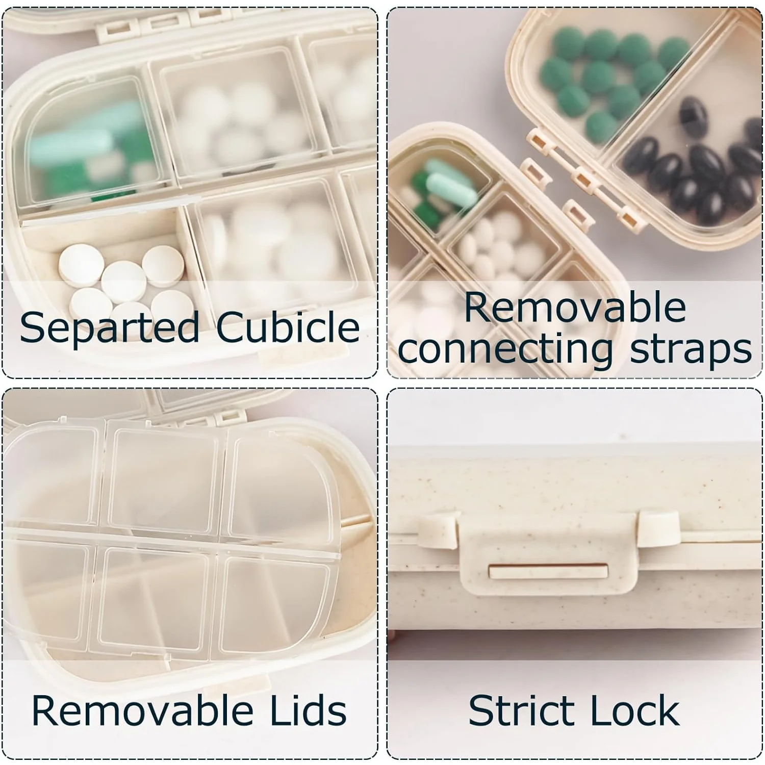 8 Compartment Medicine Divider Box (1 Pc) - Image 6