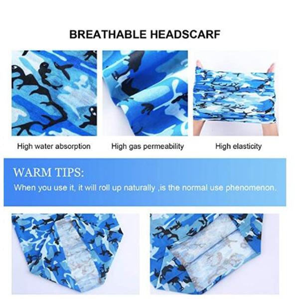 Multifunctional Unisex Neck Gaiter Headband for Dust & Sun (Multicolor) - Image 6